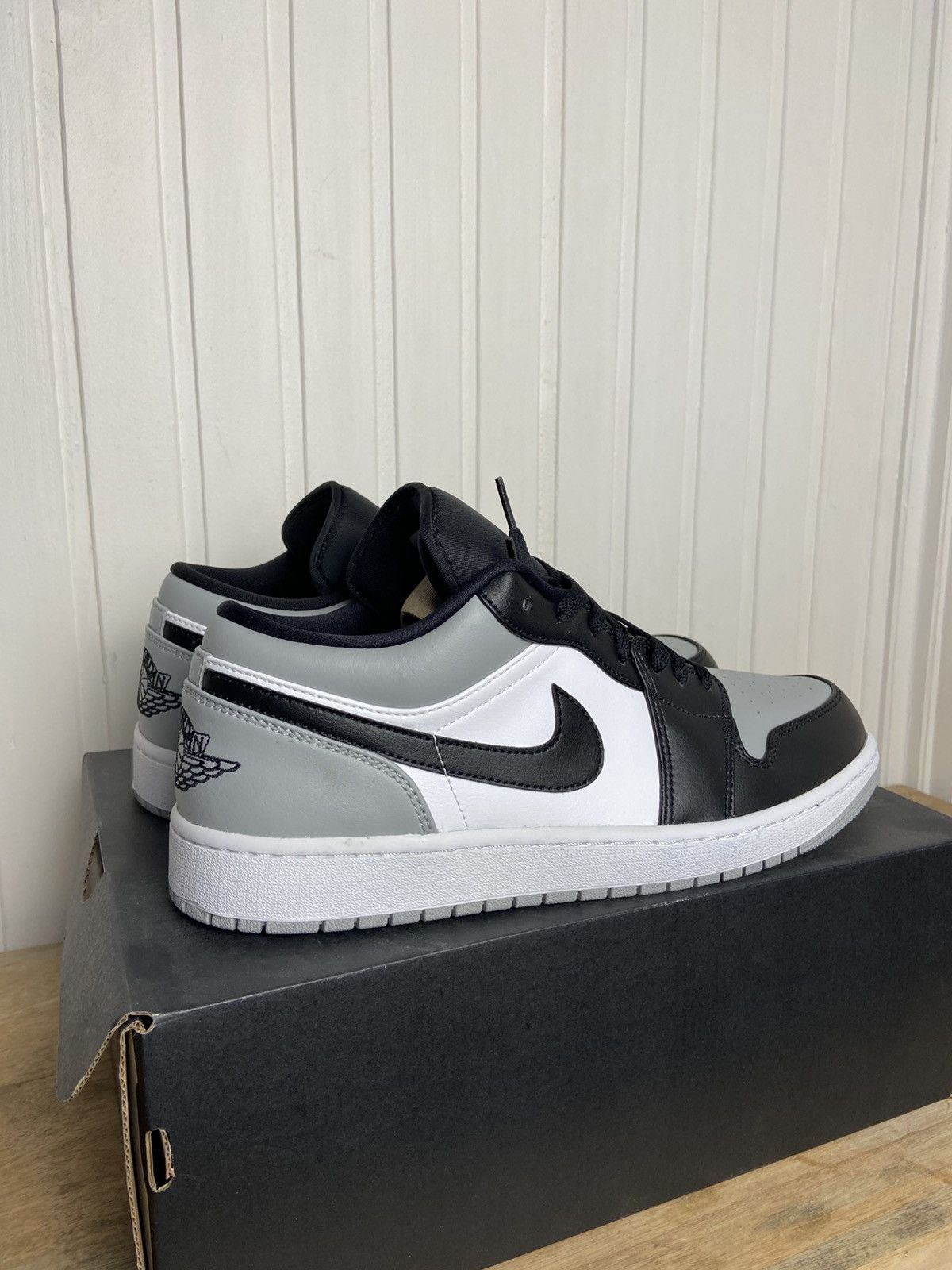 Jordan Brand New Jordan 1 Low Shadow Toe Grey Authentic Size 12US Size US 12 / EU 45 - 5 Thumbnail