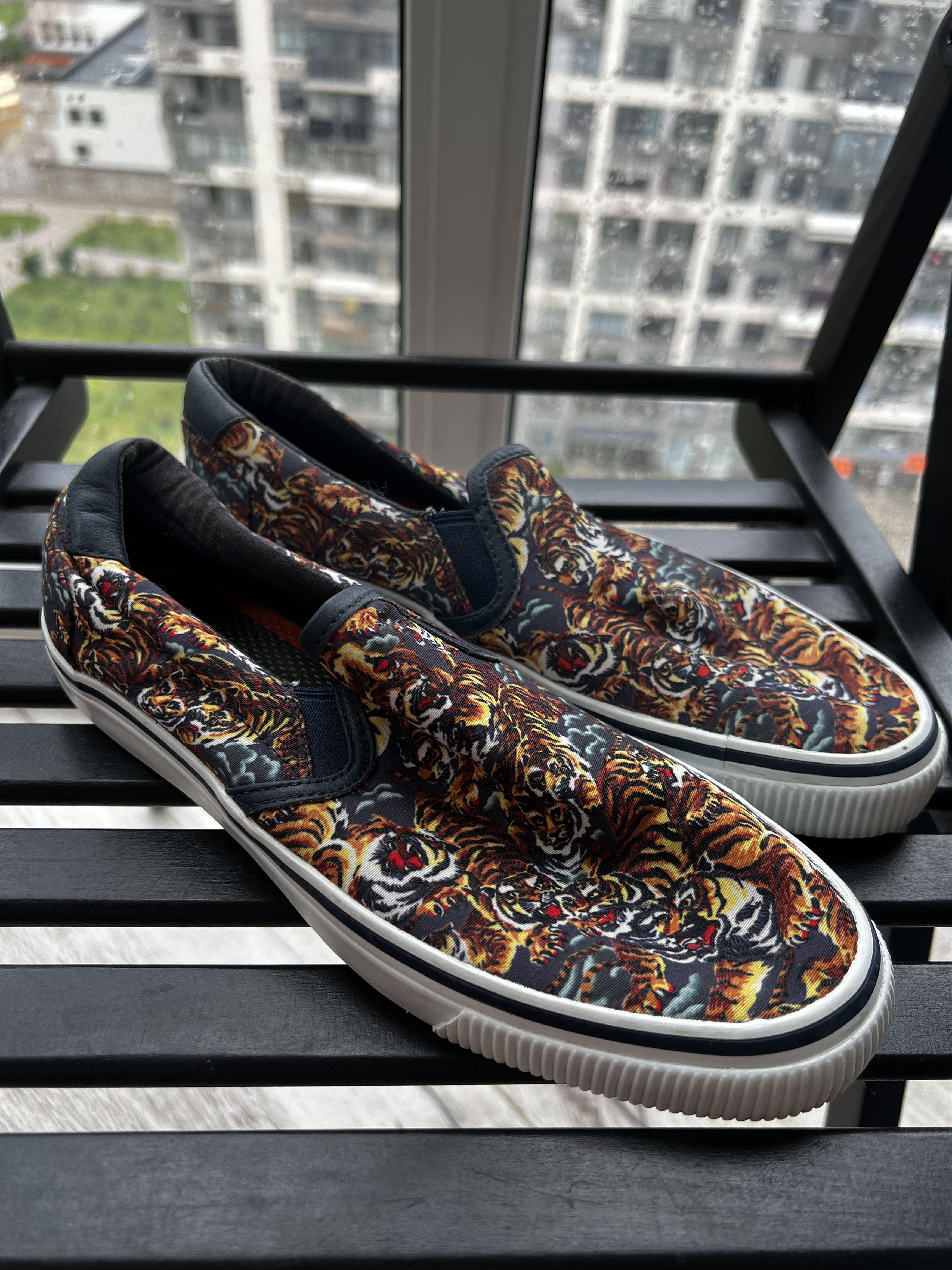 Kenzo Kenzo Paris tiger sneakers slip on size 40 Size US 7.5 / EU 40-41 - 6 Thumbnail