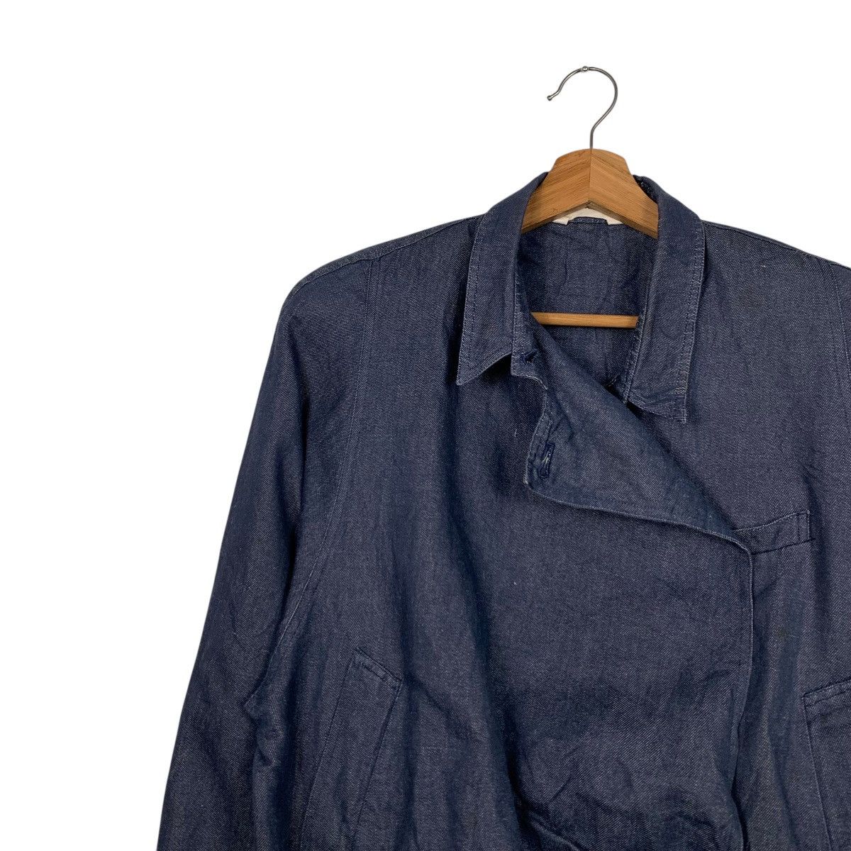 Japanese Brand ADVANCE & ADVENTURES Blue Denim Casual Jacket #1664-C74 Size M / US 6-8 / IT 42-44 - 6 Thumbnail