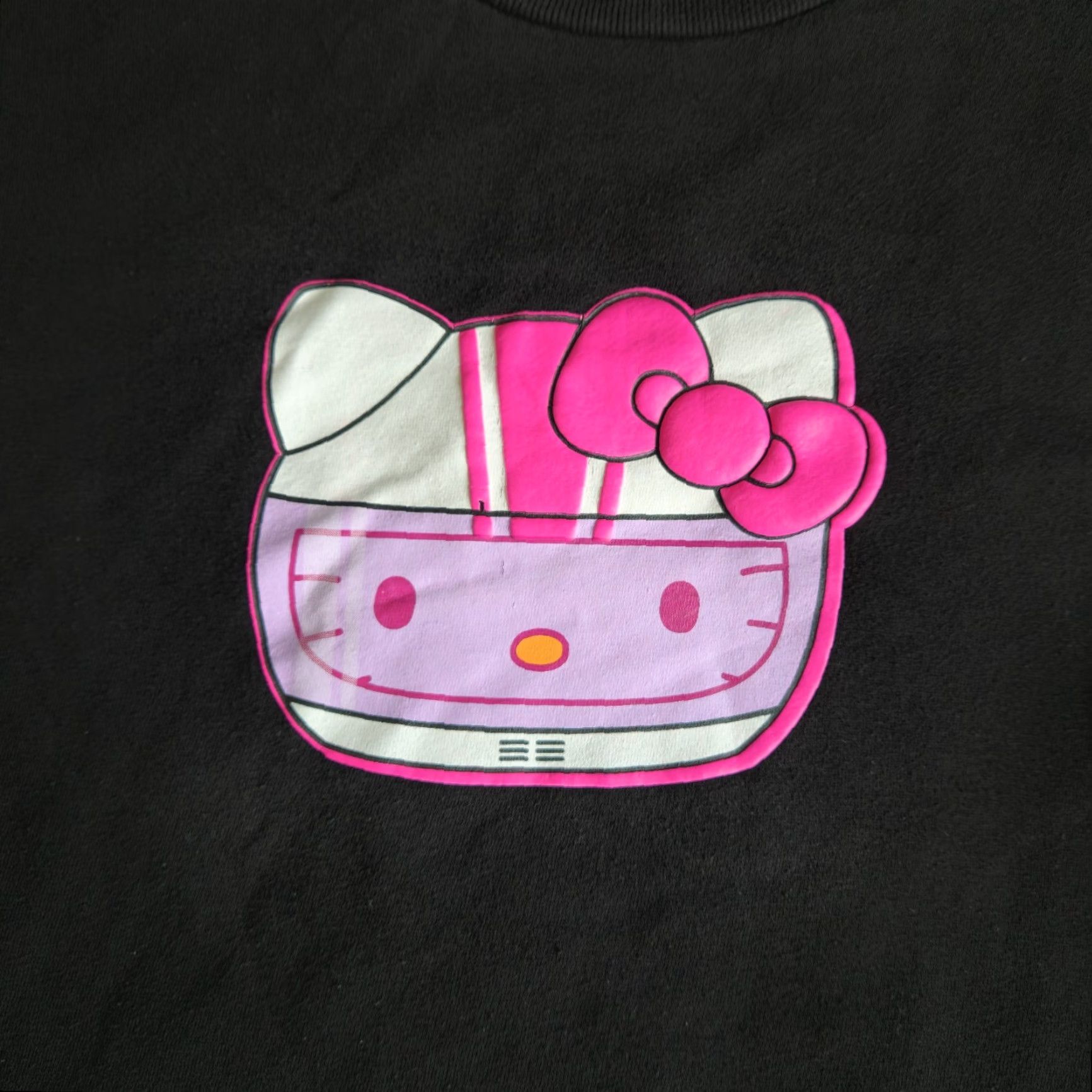 Vintage VINTAGE Hello Kitty And Friends Tokyo Speed Racer Black Small Graphic Sweatshirt Size S / US 4 / IT 40 - 4 Thumbnail