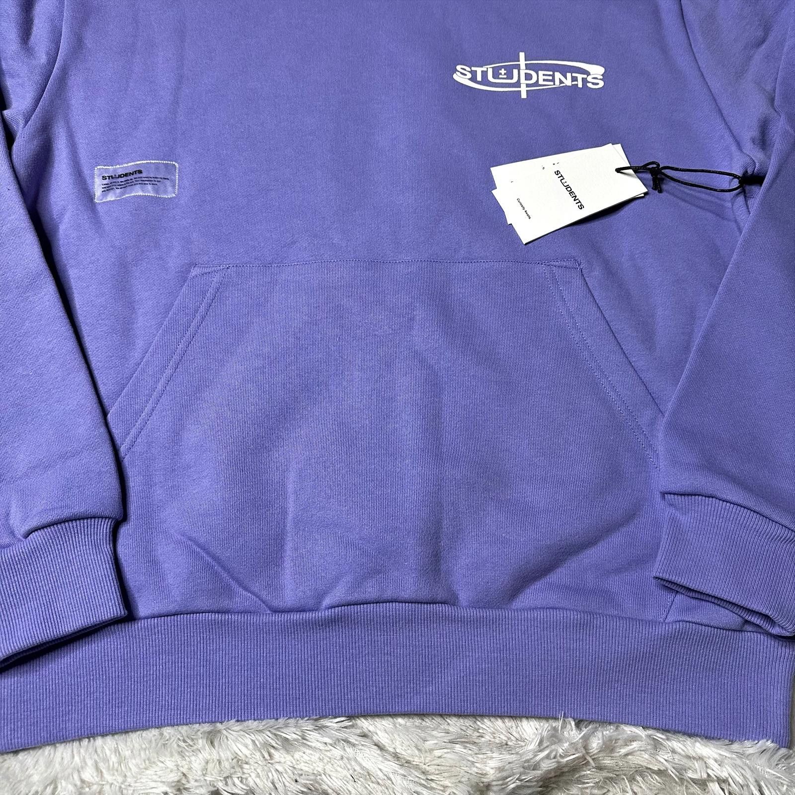 Designer NWT Students 1st Team Pullover Hoodie Graphic Purple Unisx M Size US M / EU 48-50 / 2 - 4 Thumbnail