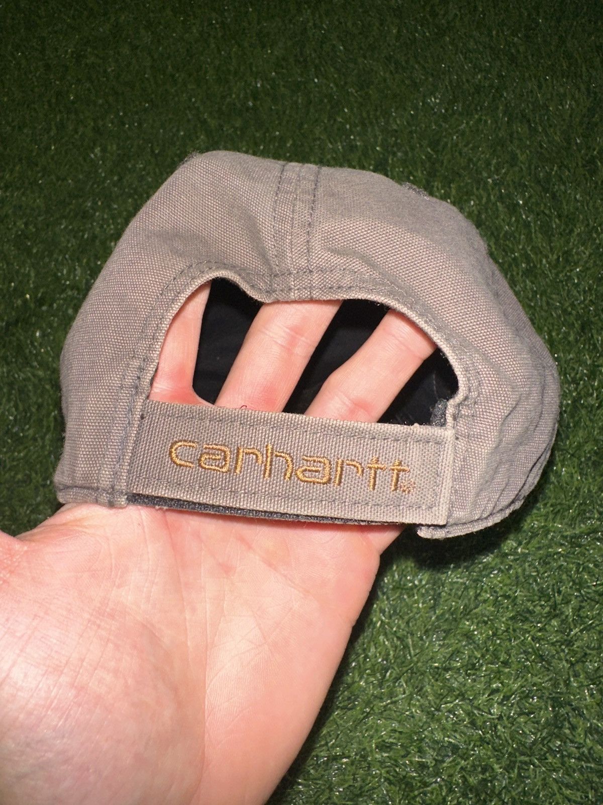 Carhartt Carhartt workwear adjustable velcro hat Size ONE SIZE - 4 Thumbnail