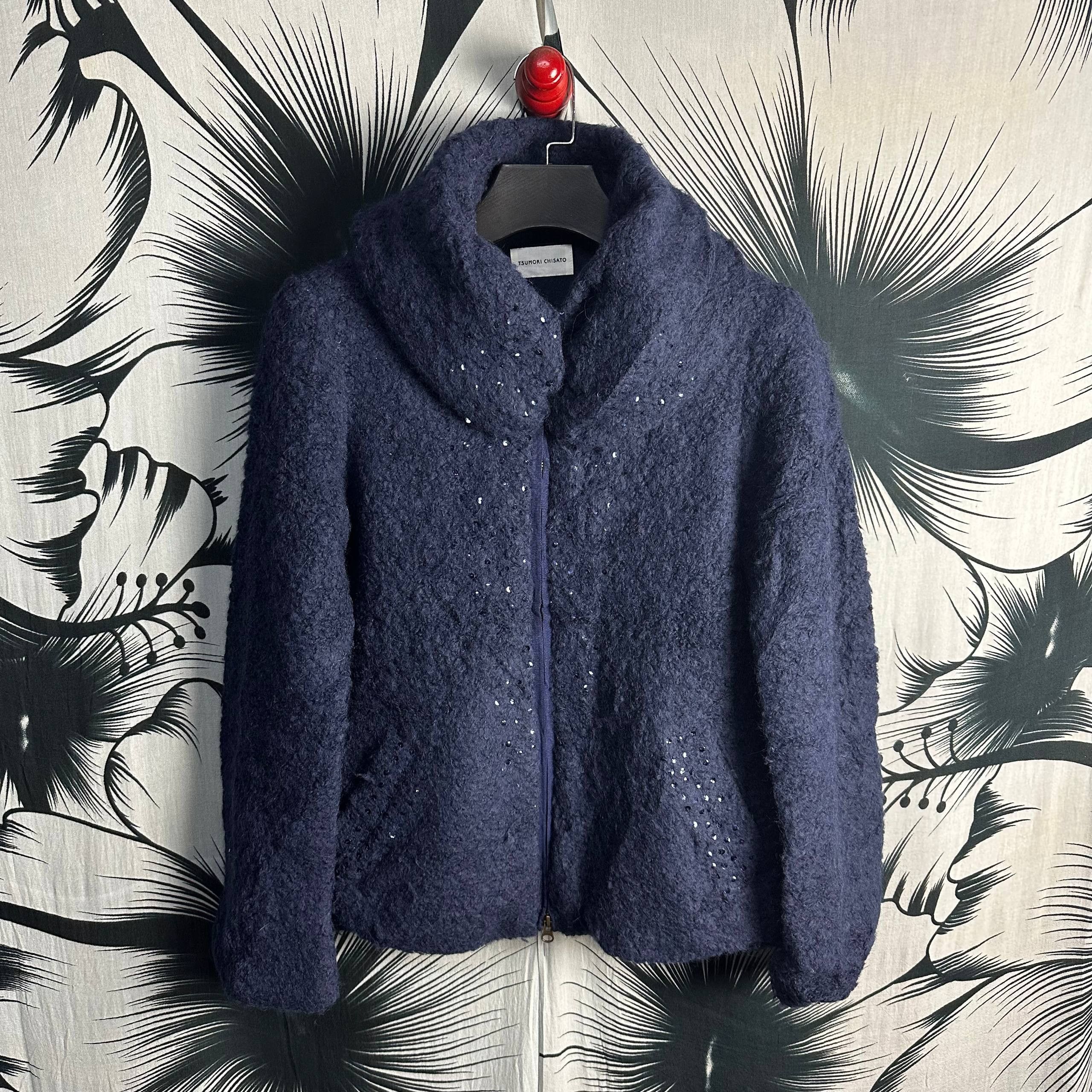 Issey Miyake Issey Miyake Tsumori Chisato Wool Blend Zip Jacket Size US M / EU 48-50 / 2 - 1 Thumbnail