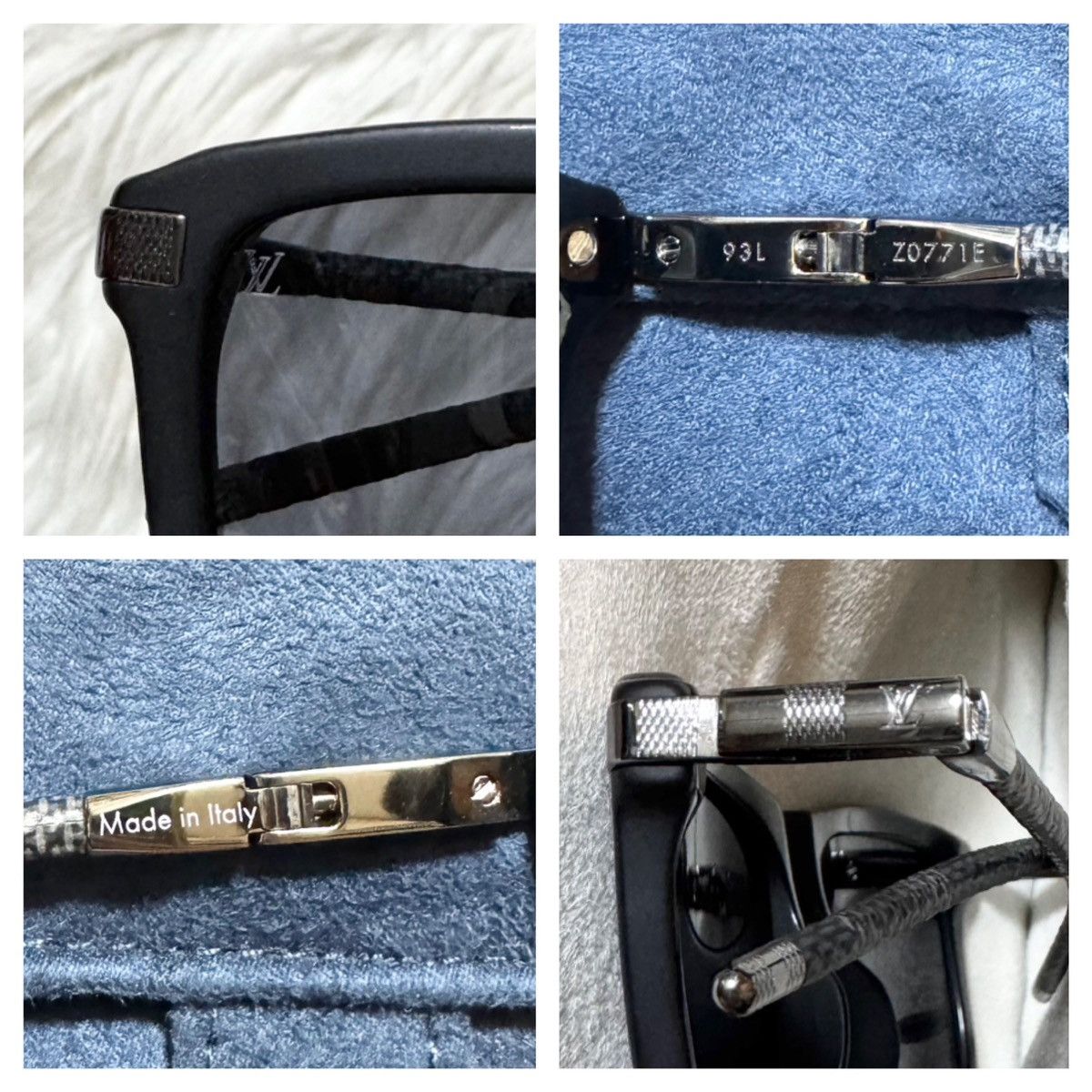 Louis Vuitton Louis Vuitton Alliance Sunglasses Z0771E Damier Graphite Size ONE SIZE - 2 Thumbnail