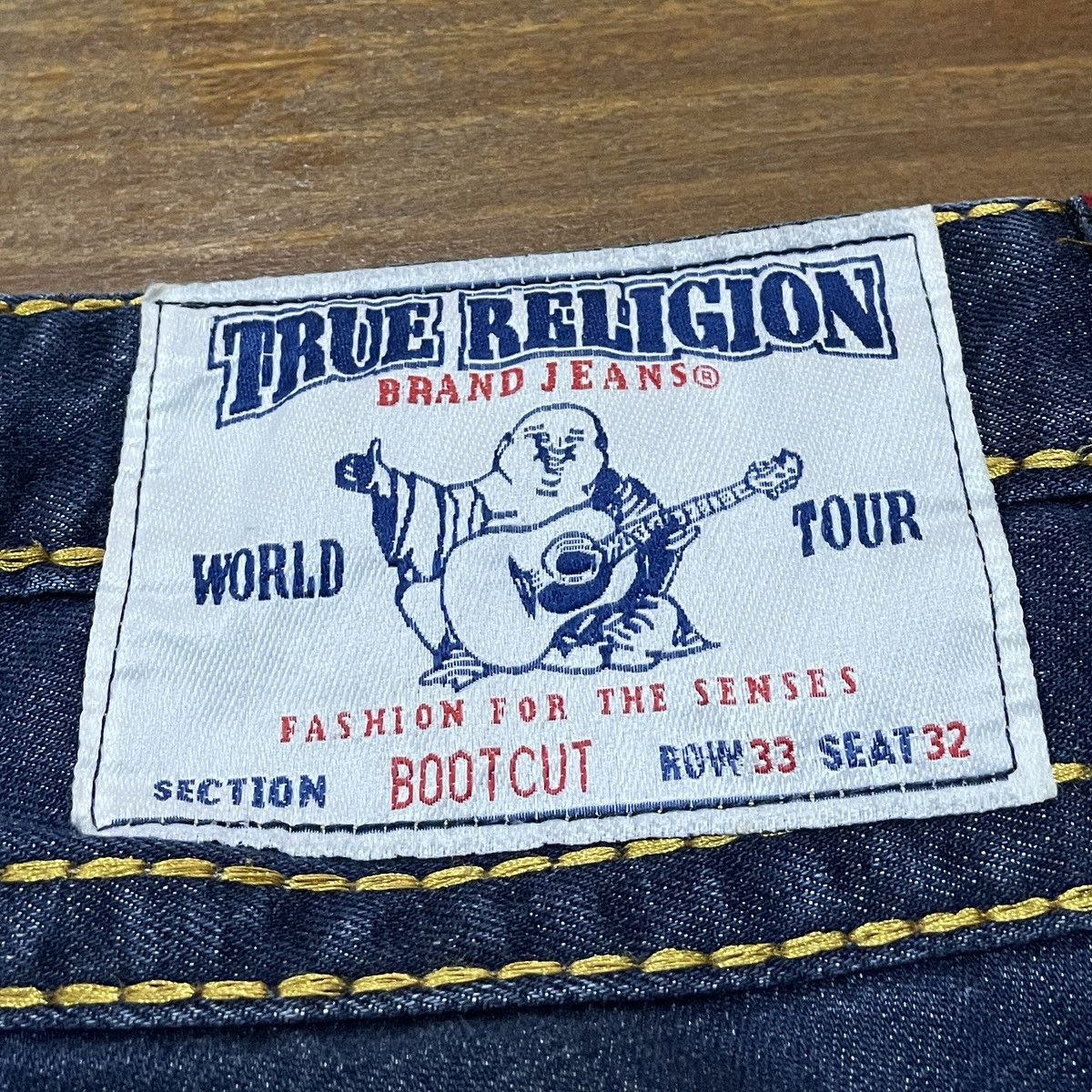 Other Rare Design Vintage Brand True Religion Flared Jeans 1990s Size US 33 - 9 Thumbnail