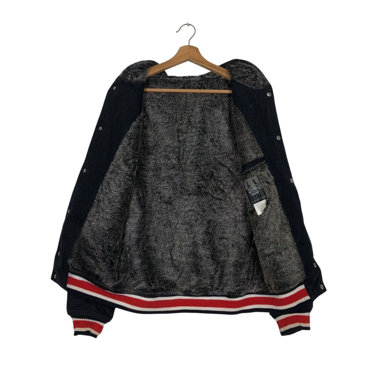 Vintage 🔥WOOL BOMBER JACKET JUMPER BLANKET OCTOPUSARMY Size US M / EU 48-50 / 2 - 16 Thumbnail