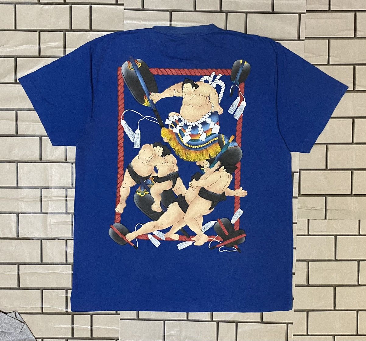Samurai Jeans × Vintage Vintage 80s Japan sumo wrestler Geisha Samurai Ninja Tee Size US L / EU 52-54 / 3 - 3 Thumbnail