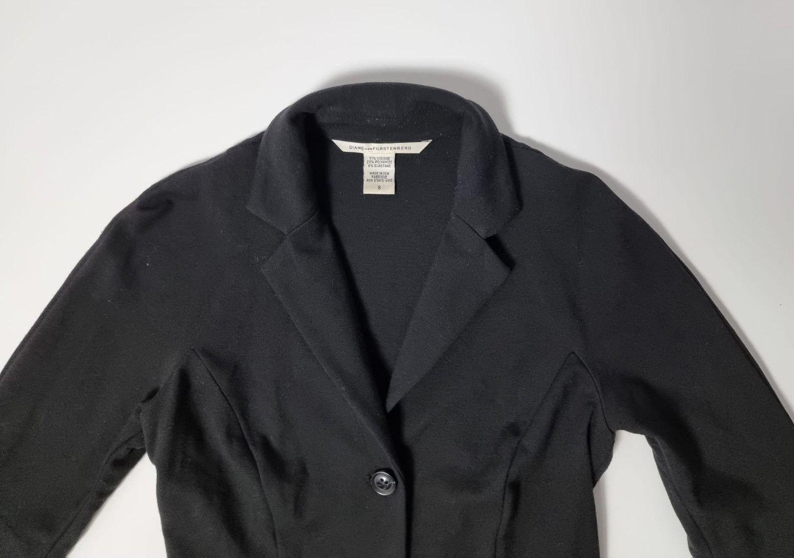 Designer × Diane von Furstenberg vintage Diane von Furstenberg short black blazer S Size S / US 4 / IT 40 - 4 Thumbnail