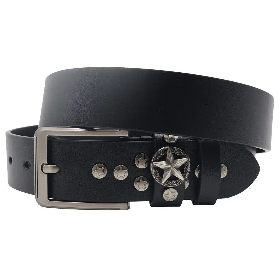 Vintage Studded Belt Punk Round Nail Rivet Luxury Size ONE SIZE - 1 Thumbnail