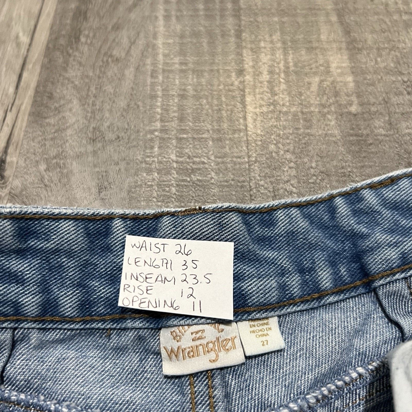 Other Billabong x Wrangler Patchwork Bell Bottom Jeans Boho Hippie Size 27" / US 4 / IT 40 - 5 Thumbnail