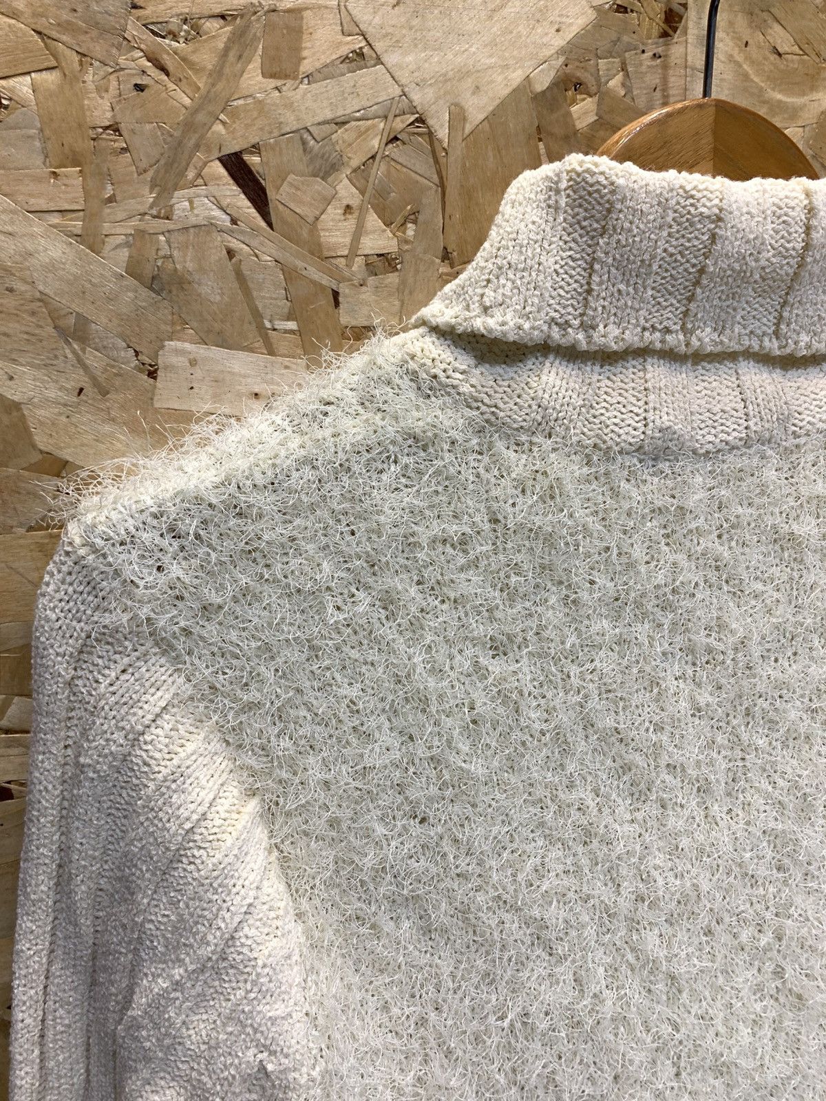 Yohji Yamamoto Workshop turtleneck fuzzy knitwear Size US S / EU 44-46 / 1 - 9 Thumbnail