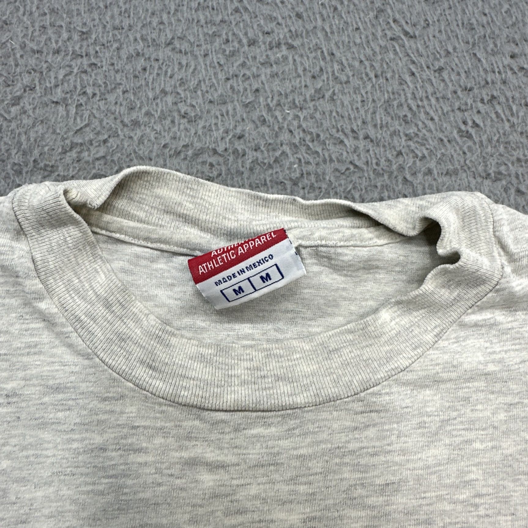 Champion VINTAGE Champion US Olympic Training Center Do Not Remove Chula Vista Long Sleeve Graphic Print Crew Neck Cotton Knit Gray M Men 90s Sports USA Shirt Size US M / EU 48-50 / 2 - 7 Thumbnail