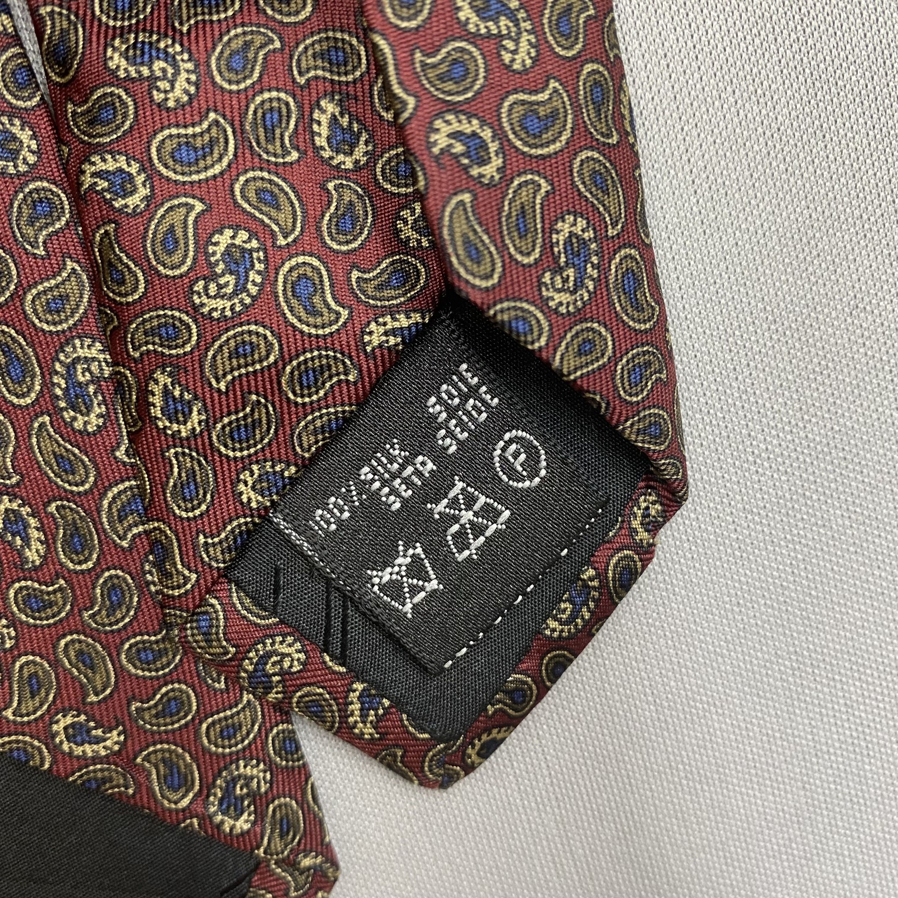 Alfred Dunhill Vintage Alfred Dunhill SILK Necktie Cravate Pure Silk Size ONE SIZE - 9 Thumbnail
