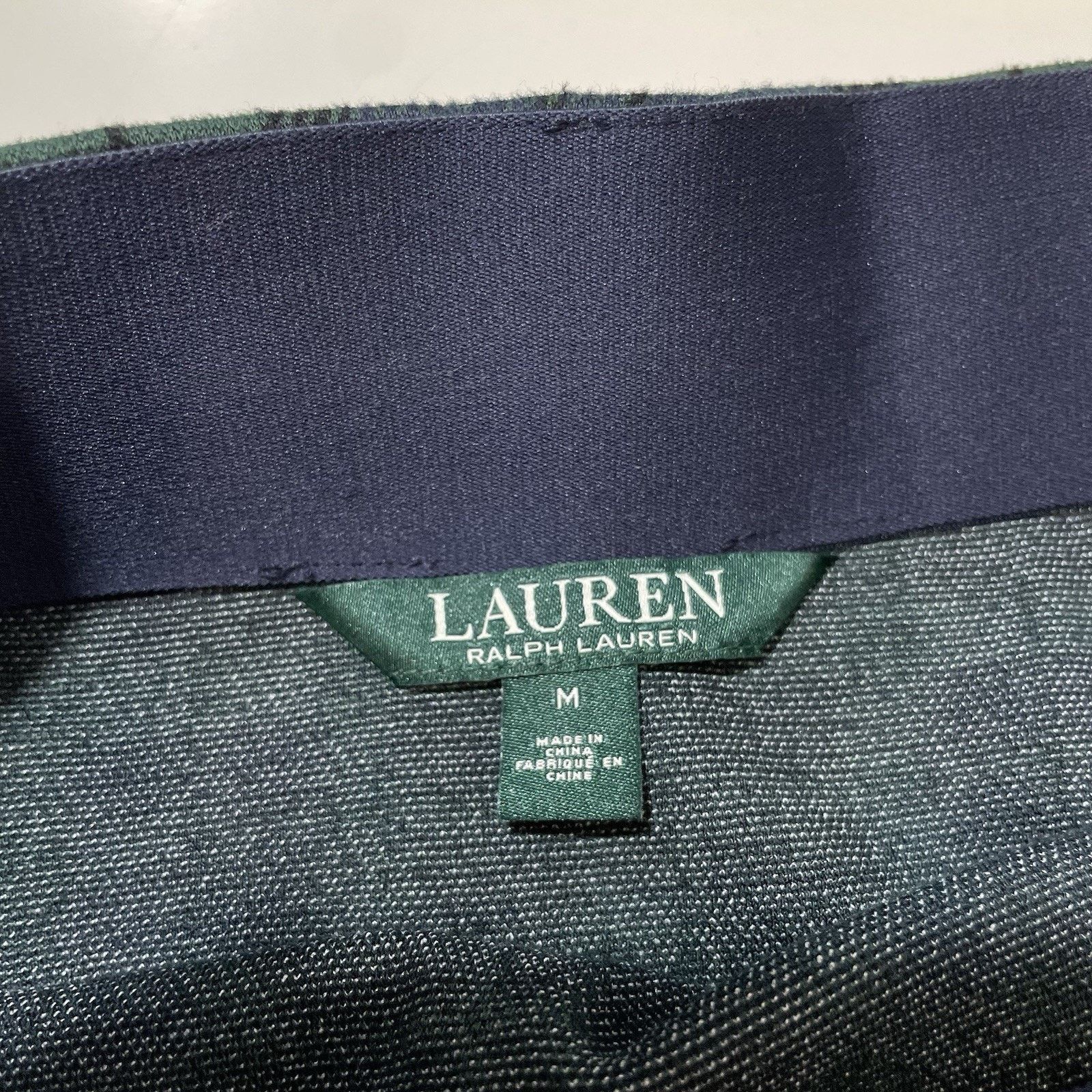 Lauren Ralph Lauren LAUREN RALPH LAUREN Plaid Jacquard Midi Pencil Skirt Side M Size 30" / US 8 / IT 44 - 8 Thumbnail