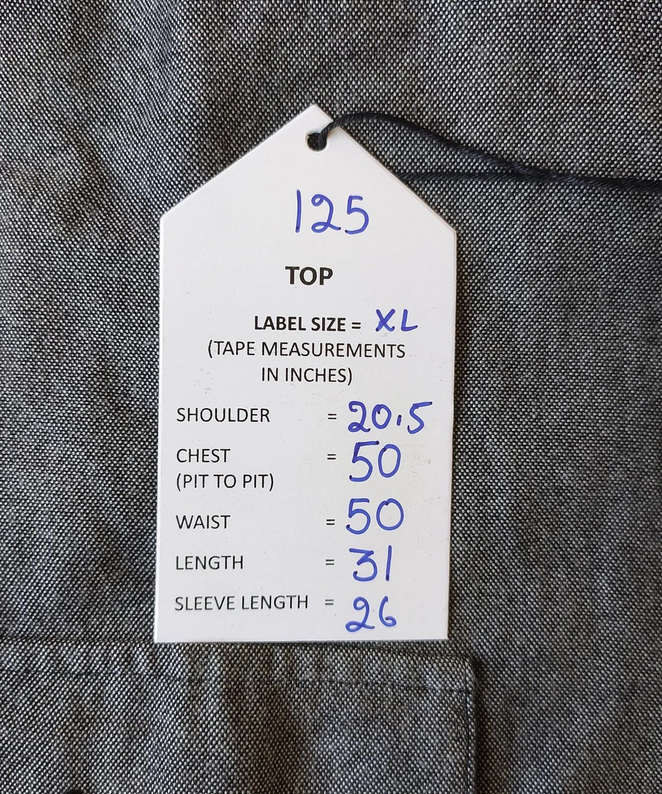 Thomas Pink Thomas Pink Loose Fit Chambray Denim Utility Shirt T 125 Size US XL / EU 56 / 4 - 5 Thumbnail