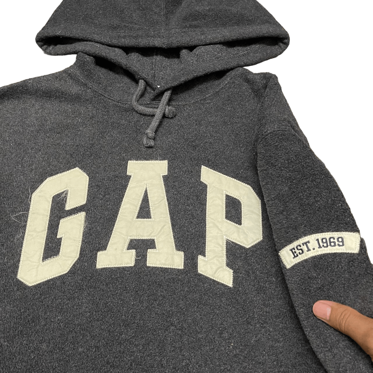 Gap Vintage Gap Big Logo Fleece Hoodie Size US M / EU 48-50 / 2 - 5 Thumbnail