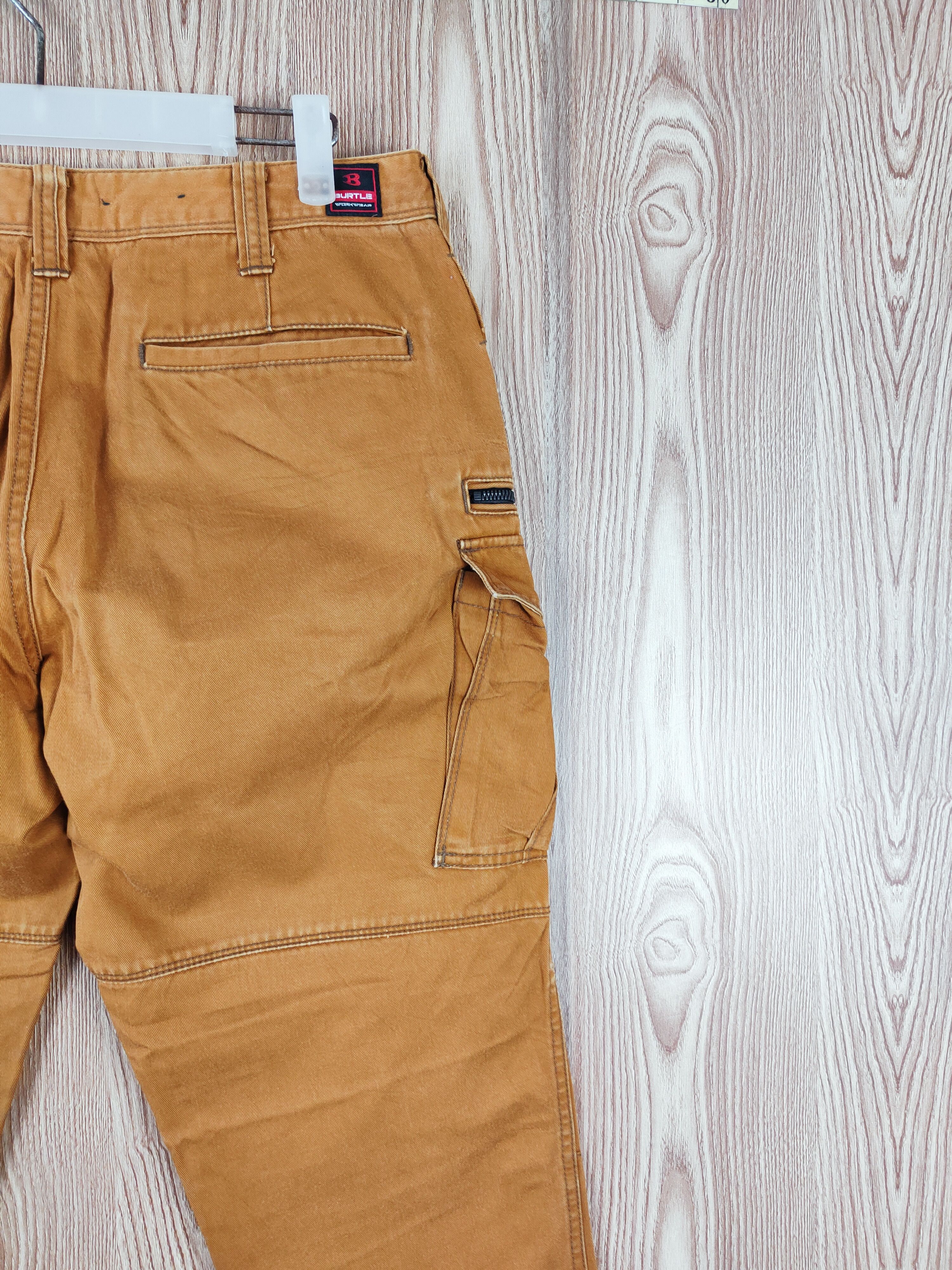 Japanese Brand Burtle Dark Orange Multipocket Tactical Cargo Pants #W240 Size US 30 / EU 46 - 14 Thumbnail