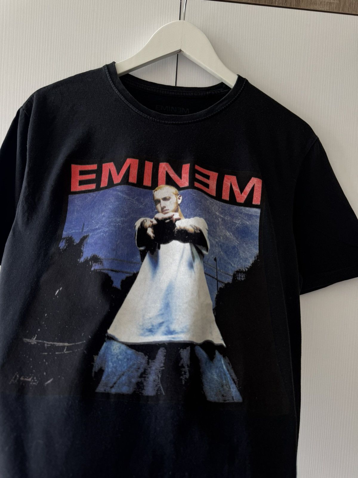 Eminem Vintage Eminem Rap T-shirt White Big Logo Size US M / EU 48-50 / 2 - 3 Thumbnail