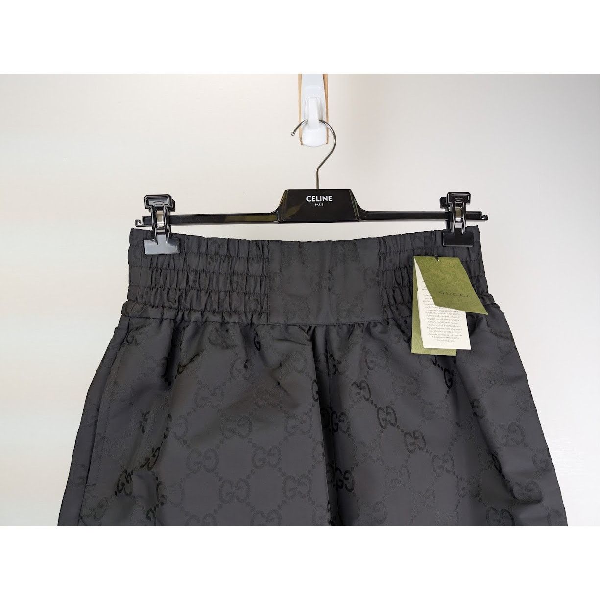 Gucci o1rshd1 Nylon Short Pant in Black/Green/Red Size US 32 / EU 48 - 2 Thumbnail