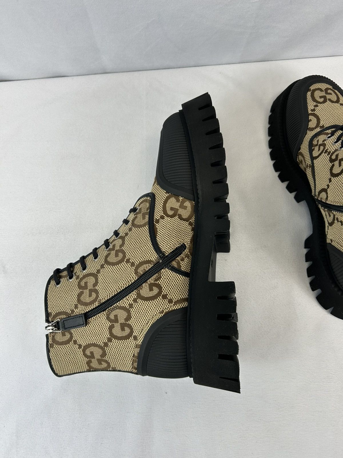 Gucci Gucci GG lace-up combat boots Size US 9.5 / EU 42-43 - 9 Thumbnail