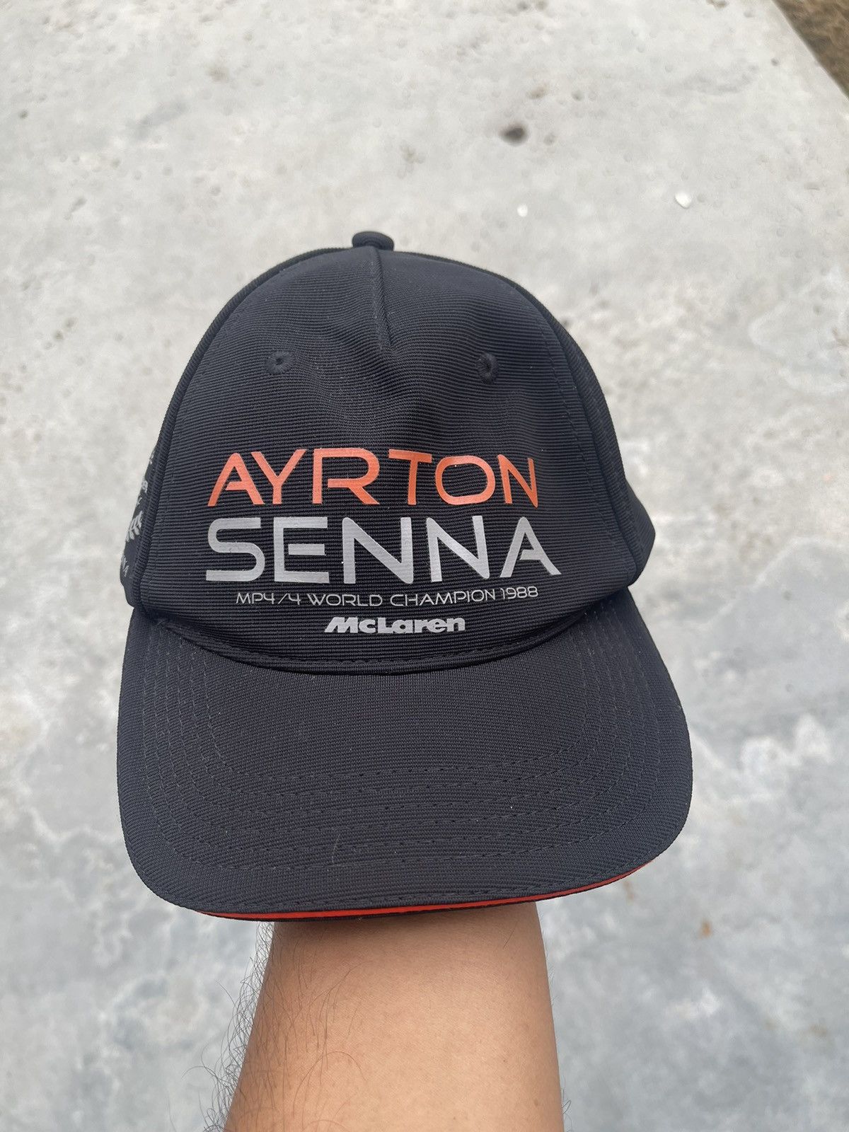 Vintage McLaren Team Cap Ayrton Senna Mercedes Benz BMW Audì