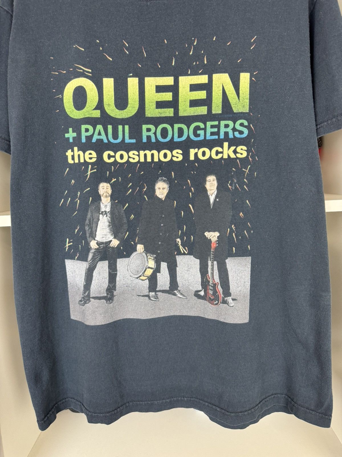 Band Tees Queen + Paul Rodgers The Cosmos Rocks Tour 2008 T-shirt Size US L / EU 52-54 / 3 - 15 Thumbnail