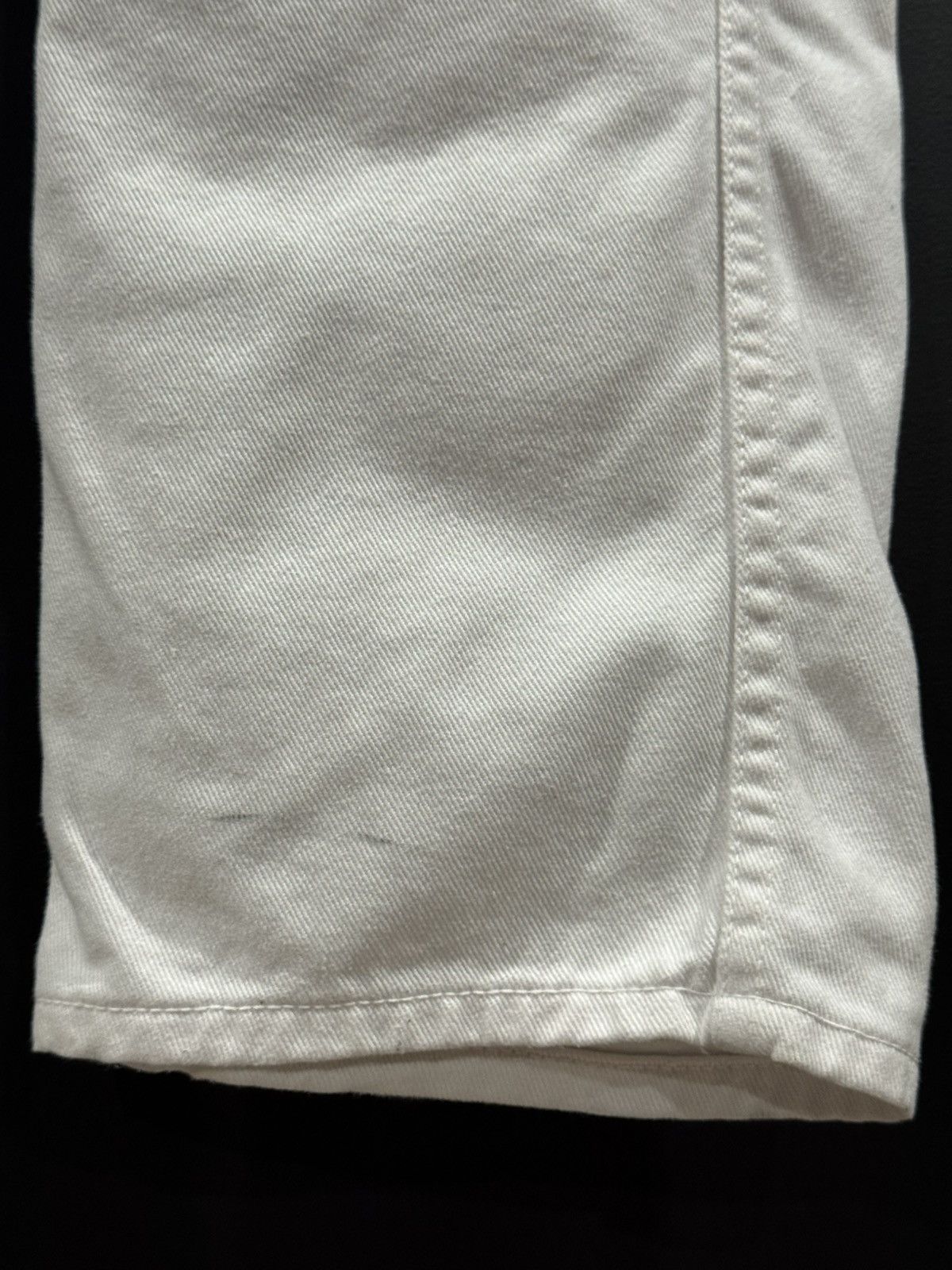Vlone VLONE Old English Stacked Extended White Denim Jeans XXL Size US 38 / EU 54 - 5 Thumbnail