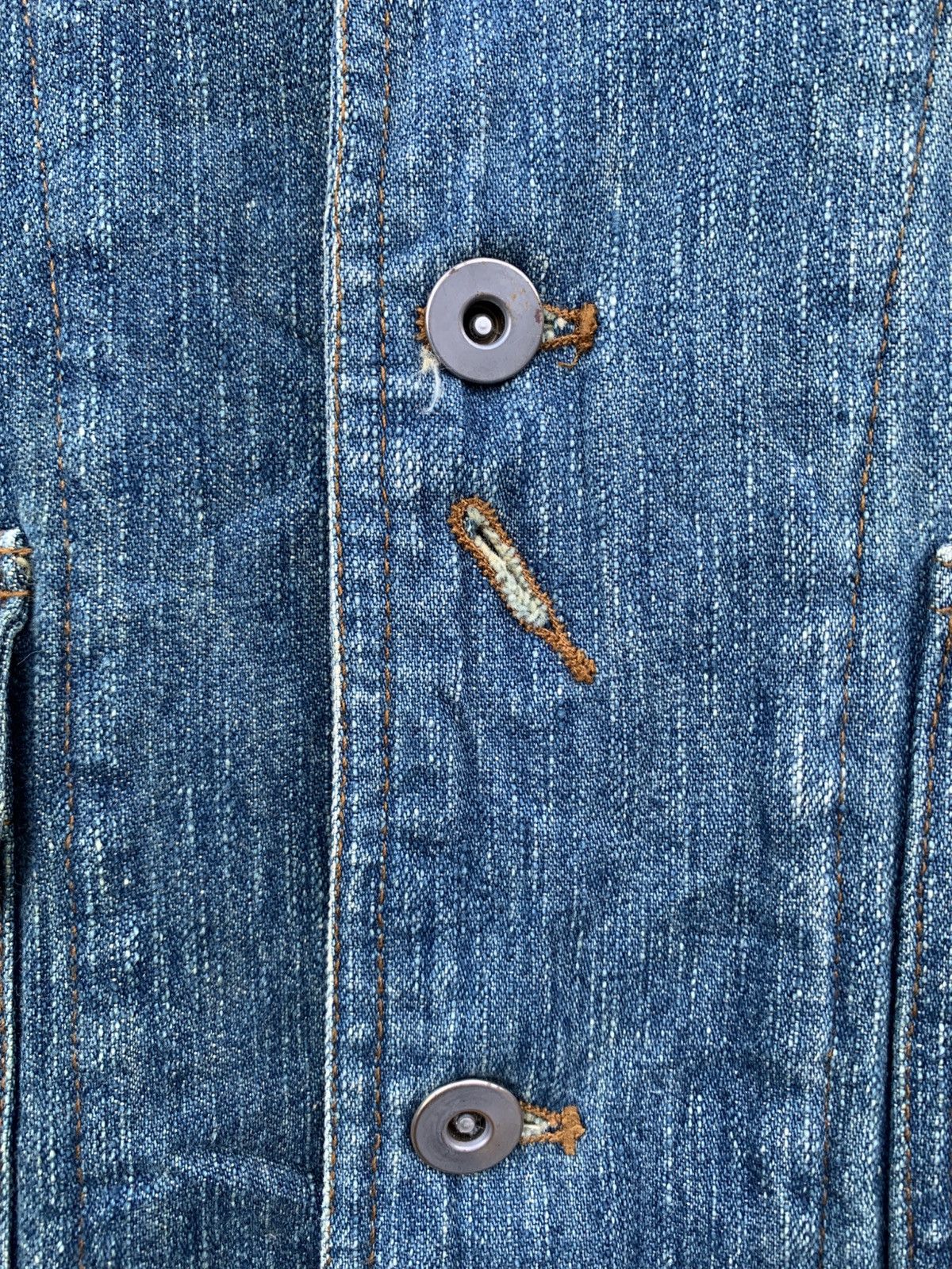 Indigo × Japanese Brand × Vintage Vintage Japanese Brand Nepuca Workwear Denim Jacket Size US L / EU 52-54 / 3 - 16 Thumbnail