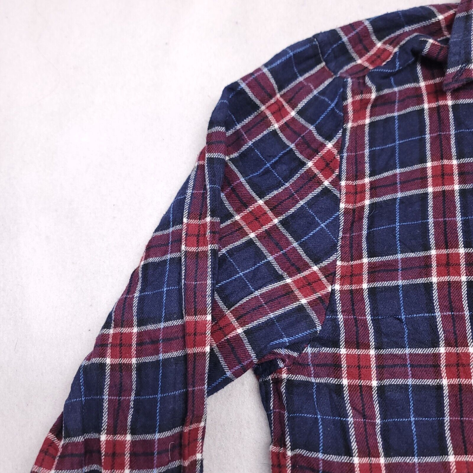 Saddlebred Saddlebred Tartan Flannel Shirt Mens Size Medium M Blue Red Size US M / EU 48-50 / 2 - 4 Thumbnail