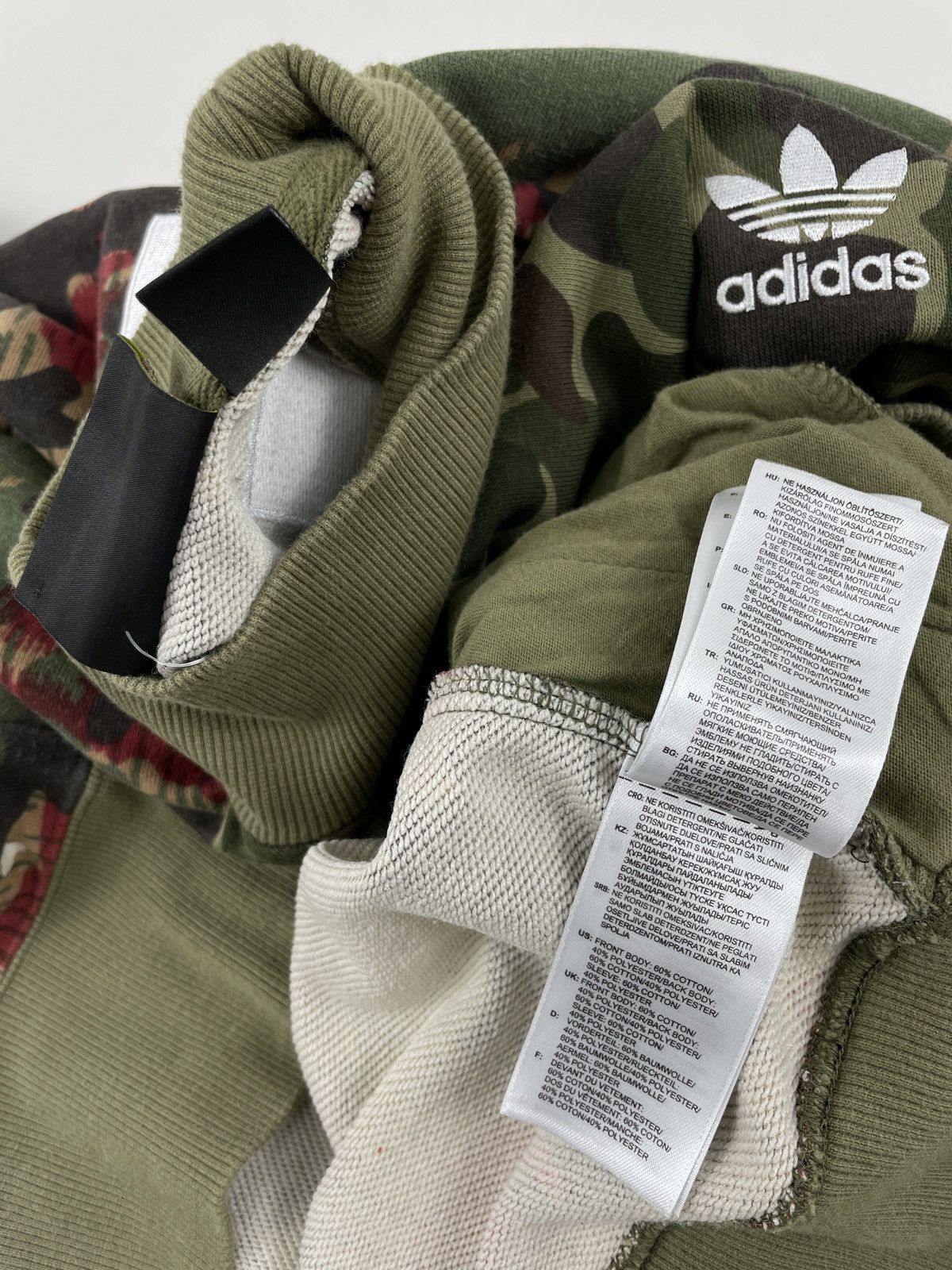 Adidas × Pharrell PHARRELL WILLIAMS Hiking Camo Print Sweatshirt Pullover S Size US S / EU 44-46 / 1 - 22 Thumbnail