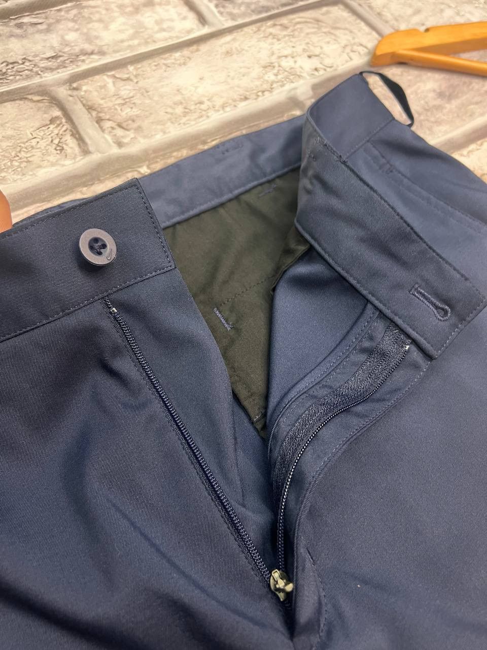 Nike × Vintage Nike Golf vintage black chino track pants Size US 33 - 3 Thumbnail