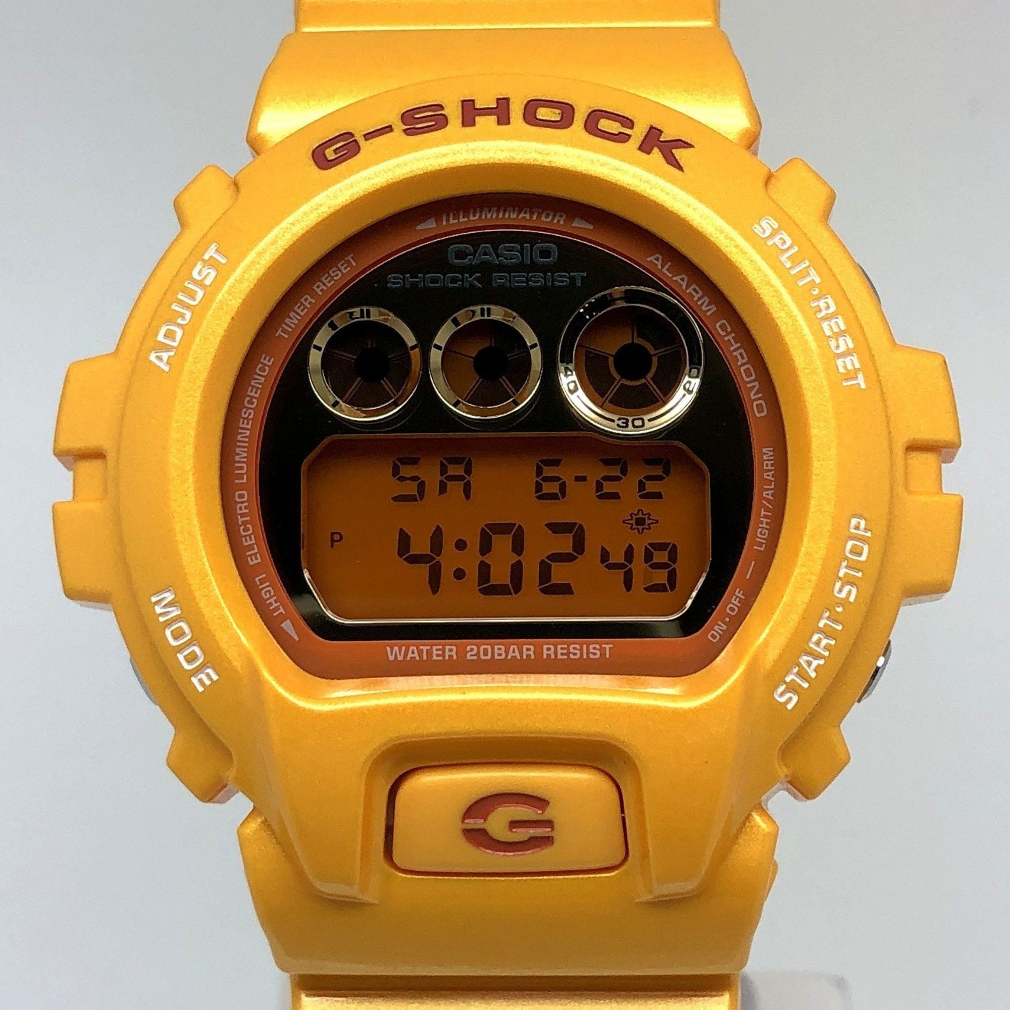 Casio G-SHOCK CASIO Watch DW-6900SB-9 Metallic Colors Yellow Gold 