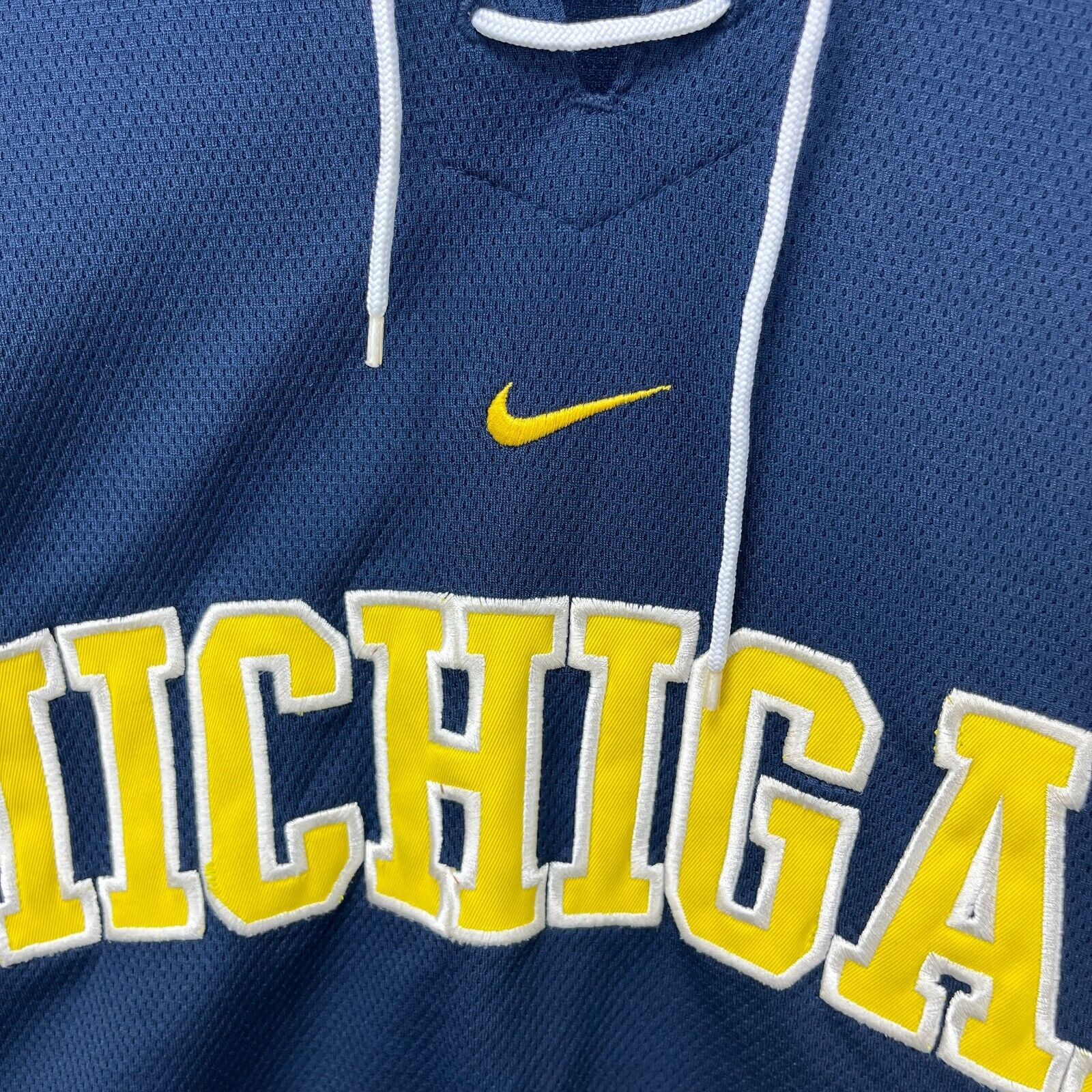 Nike × Vintage Vintage 90s Nike Swoosh Michigan Wolverines University XL Size US XL / EU 56 / 4 - 4 Thumbnail