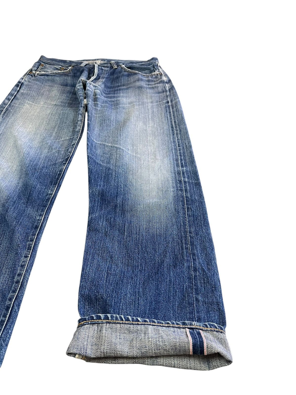 Beauty Beast Vintage Edwin 505SXX Selvedge Button Fly Denim Size US 33 - 5 Thumbnail