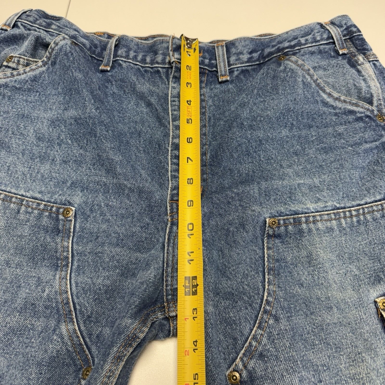 Vintage Big Bill Double Knee Cargo Jeans Mens 40x30 Baggy Workwear Size US 40 / EU 56 - 11 Thumbnail