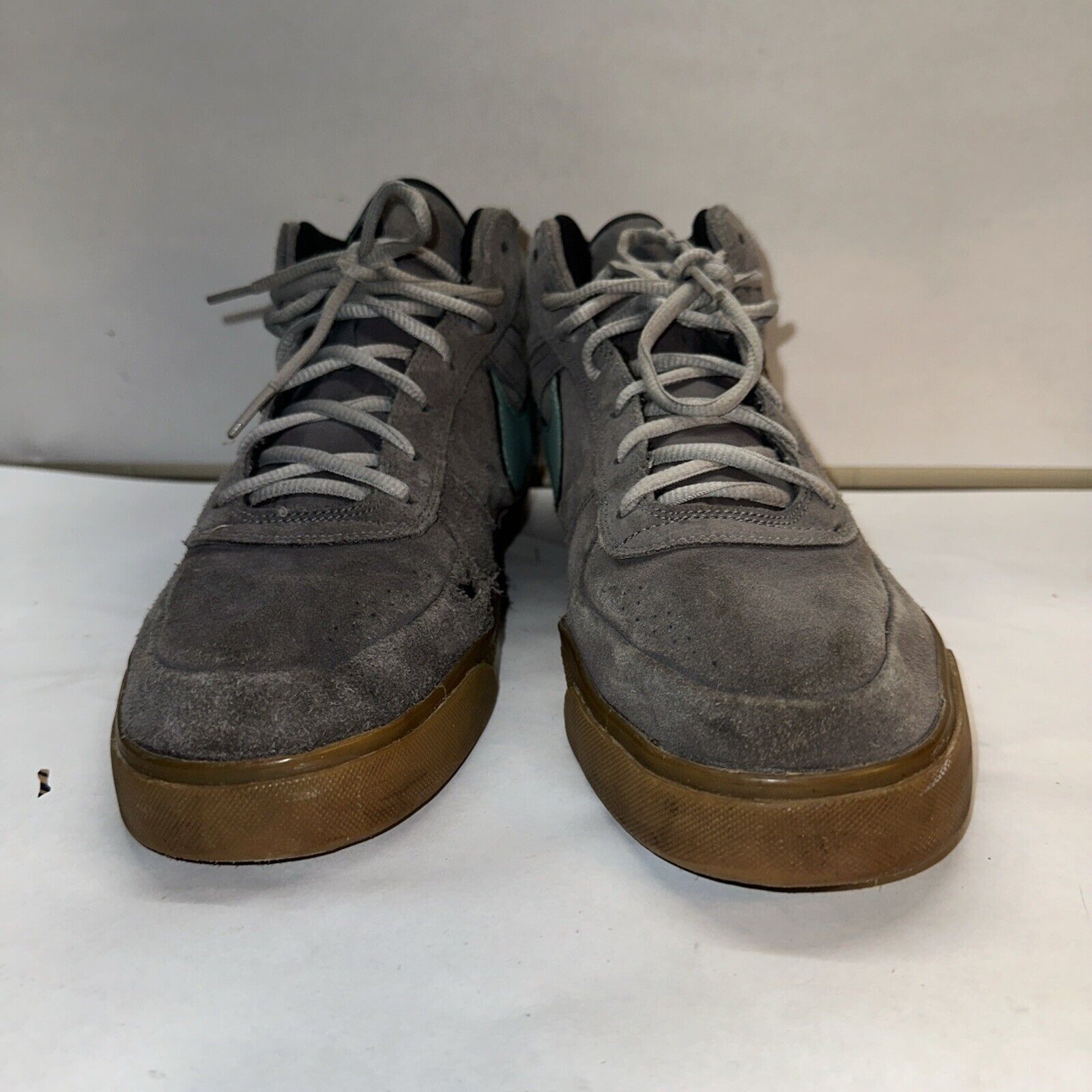 Nike Nike SB Mavrk Mid 6.0 Mens 8.5 Gray Blue Shoes Sneakers Sued Size US 8.5 / EU 41-42 - 2 Thumbnail