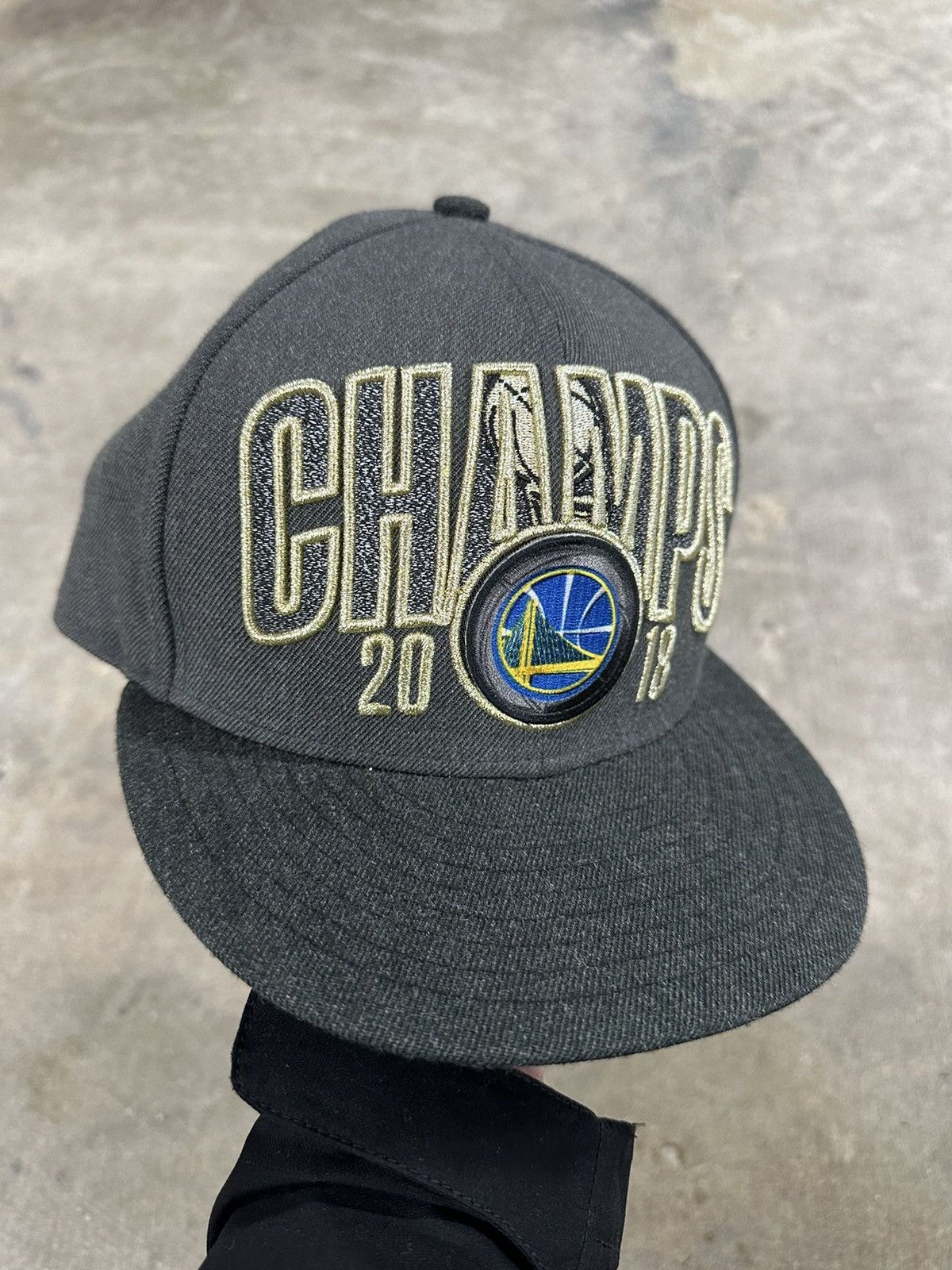 NBA × New Era × Vintage New Era 2018 Golden State Warriors Champs Snapback NBA Size ONE SIZE - 2 Thumbnail