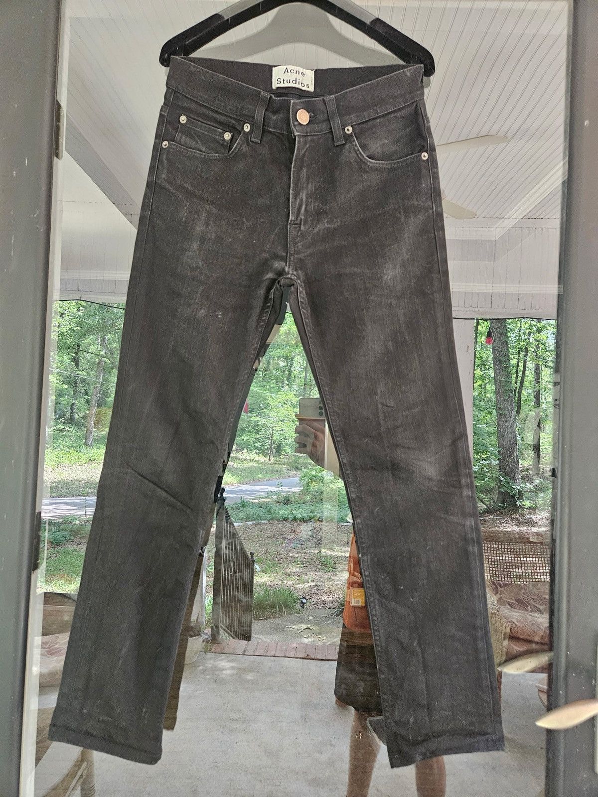 Acne Studios Ace Cash Black Denim Jeans Size US 28 / EU 44 - 1 Thumbnail