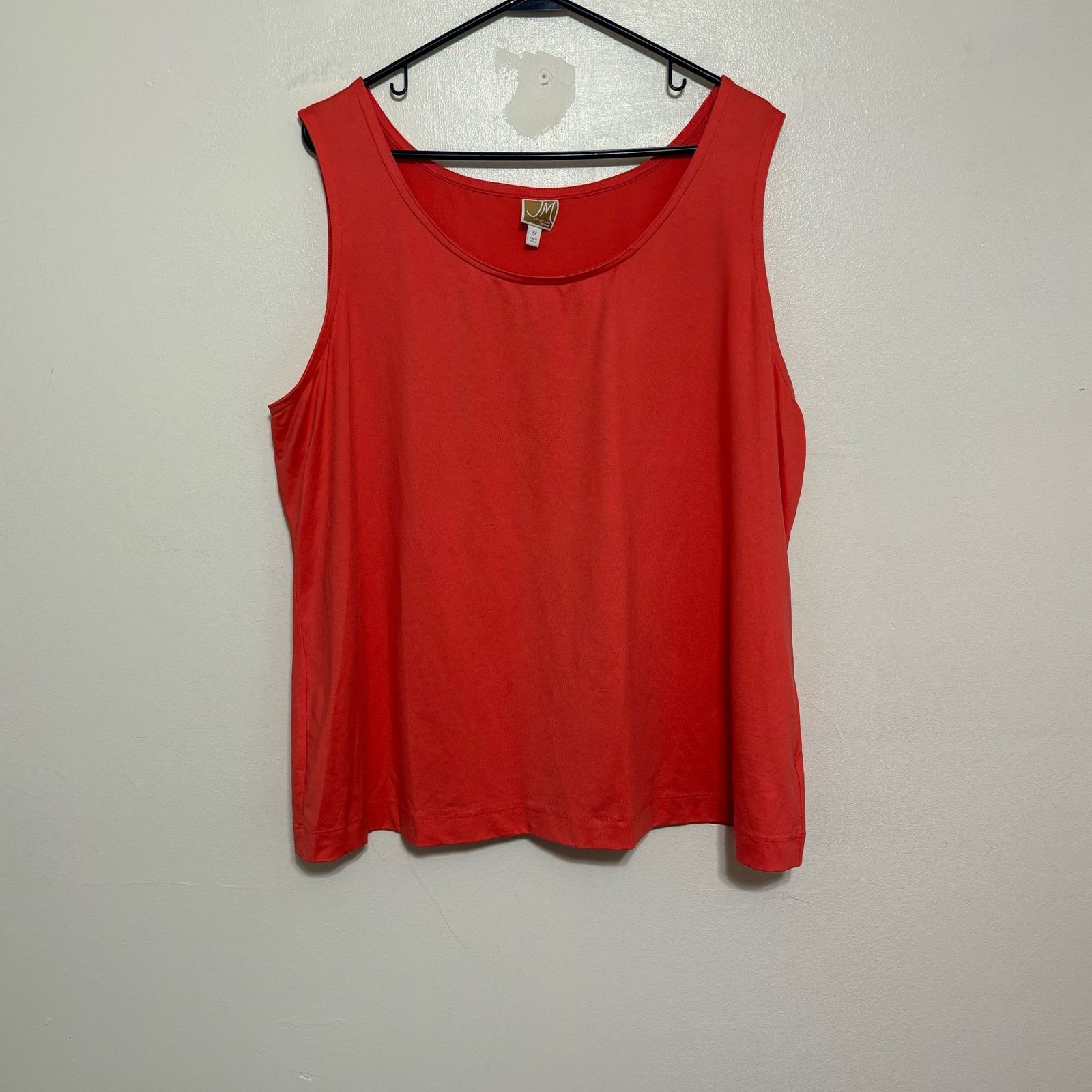 Other JM Collection Coral Orange Sweater and Tank Set Size 2X Size XXL / US 16-18 / IT 52-54 - 3 Thumbnail