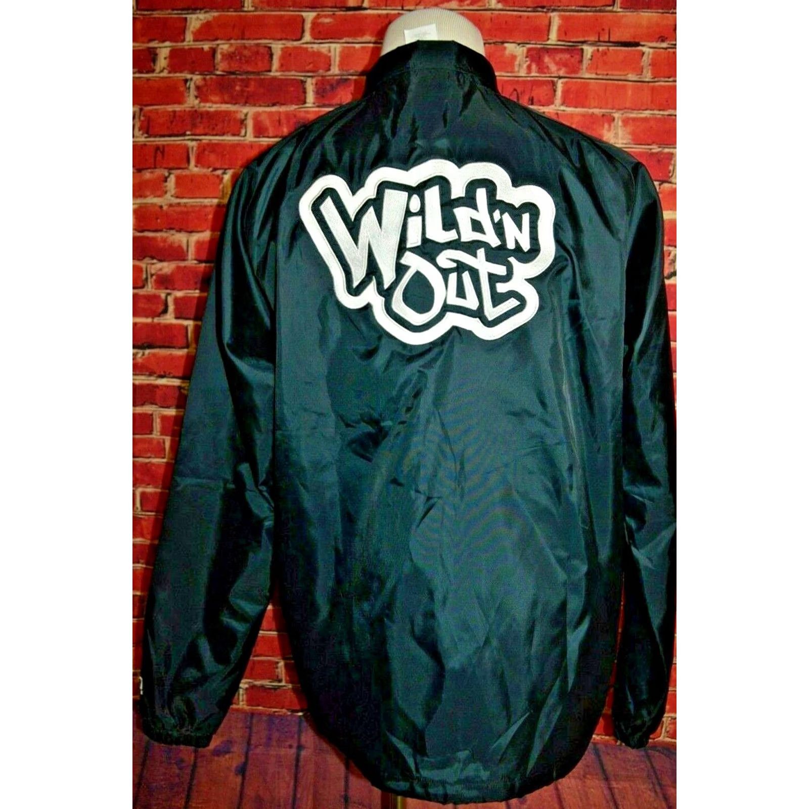 Champion VINTAGE CHAMPION Windbreaker Jacket Size Large L Black Lightweight Wild 'n Out Men Size US L / EU 52-54 / 3 - 2 Thumbnail