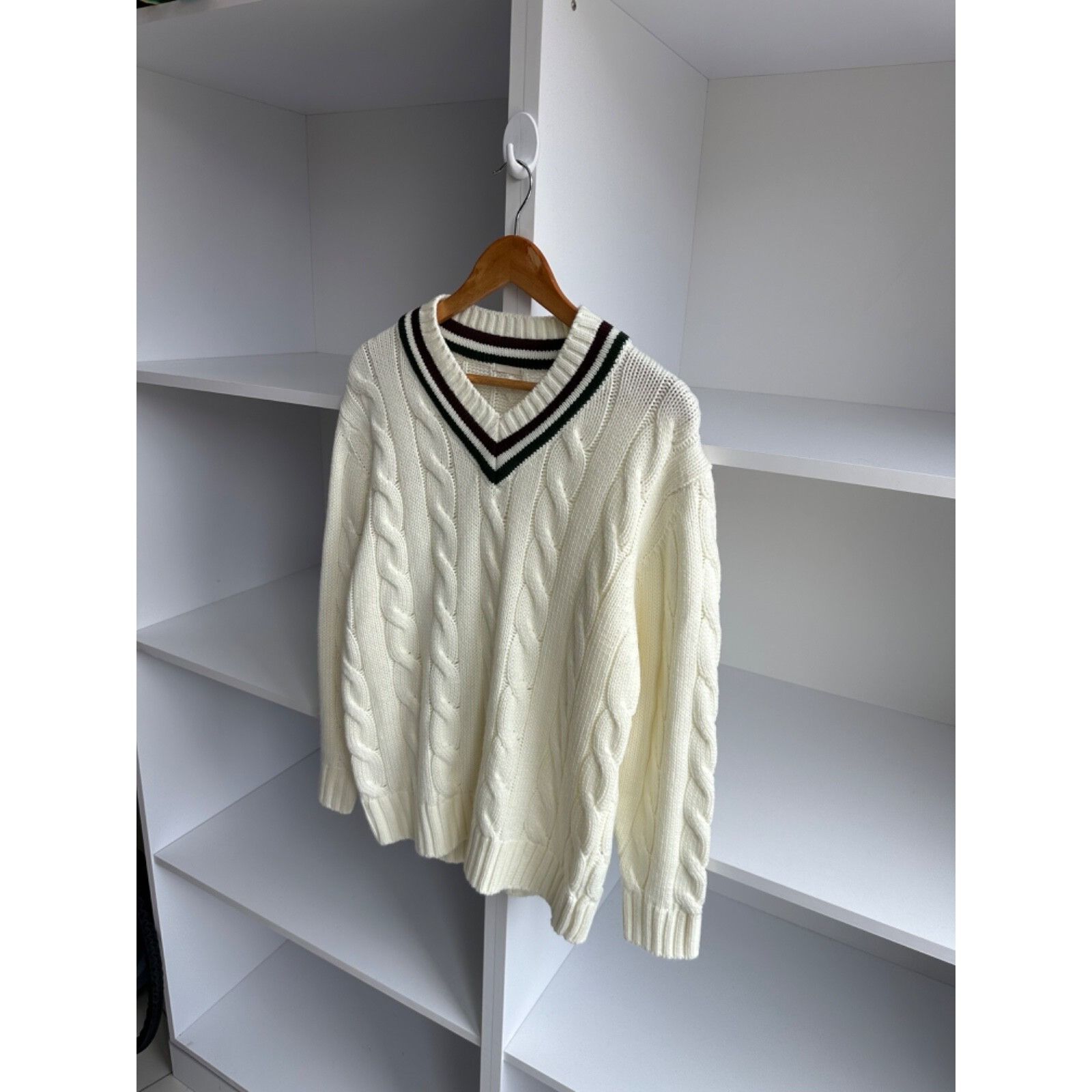 Japanese Brand VTG GU Japanese Heavy Knitted Beige Sweater Size US S / EU 44-46 / 1 - 3 Thumbnail