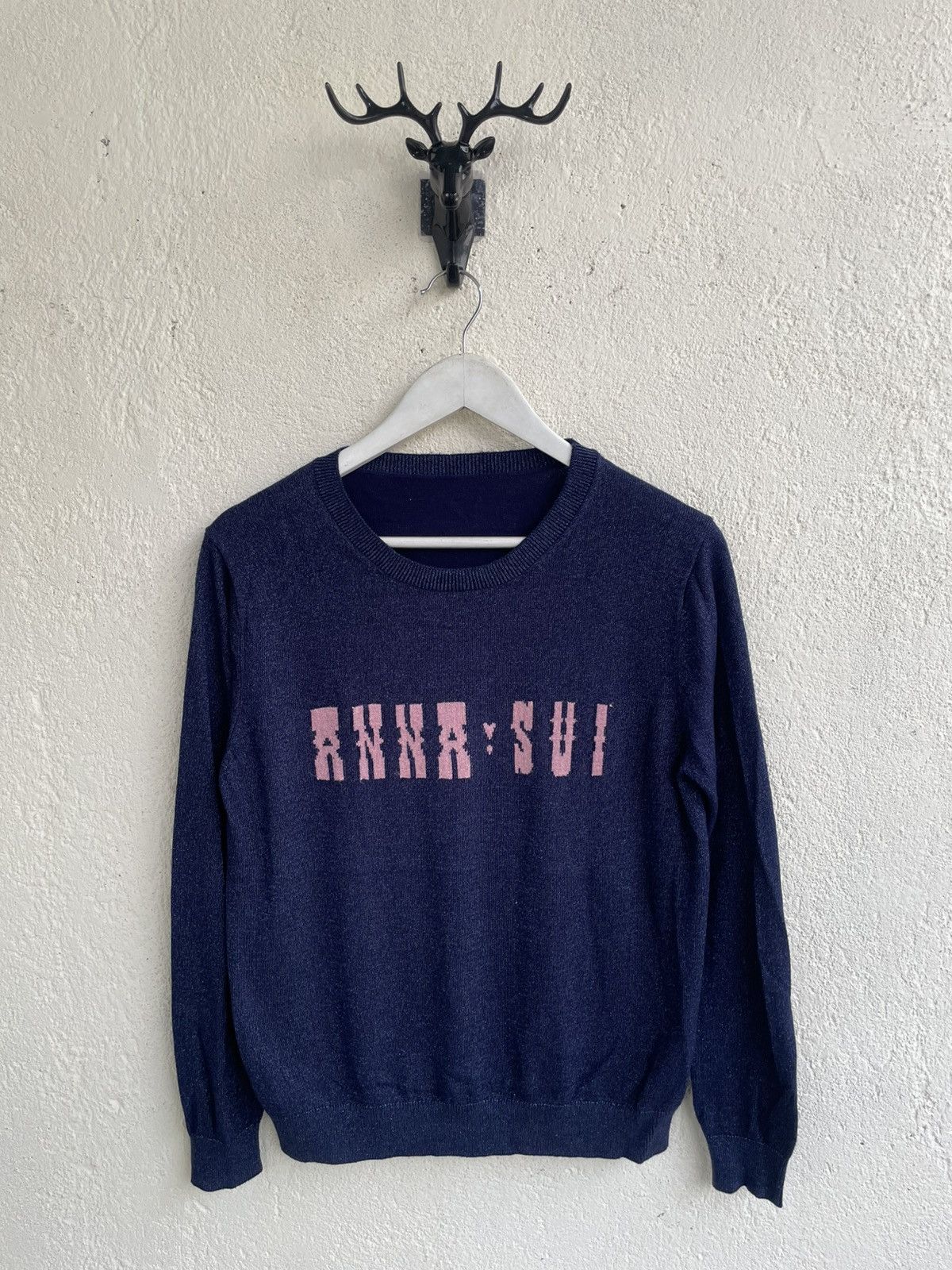 Hysteric Glamour 2000s Anna Sui Knitwear Y2K Poem Ifsix LGB japan y’s CDG RRL Size US M / EU 48-50 / 2 - 1 Thumbnail