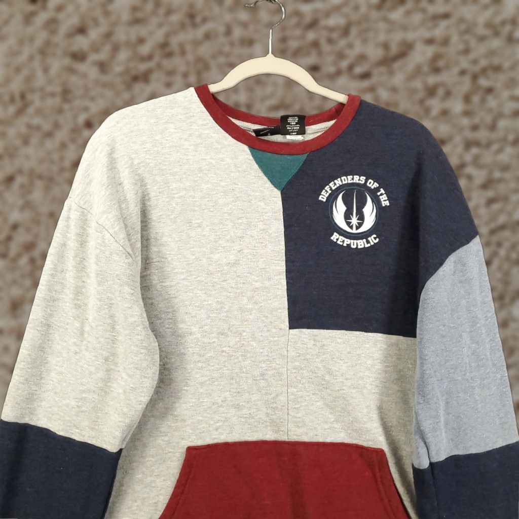 Star Wars Star Wars Sweater Mens L Colorblock Skywalker Academy Defenders Of The Republic Shirt Pullover Knit Multicolor Logo Mens Size US L / EU 52-54 / 3 - 1 Thumbnail