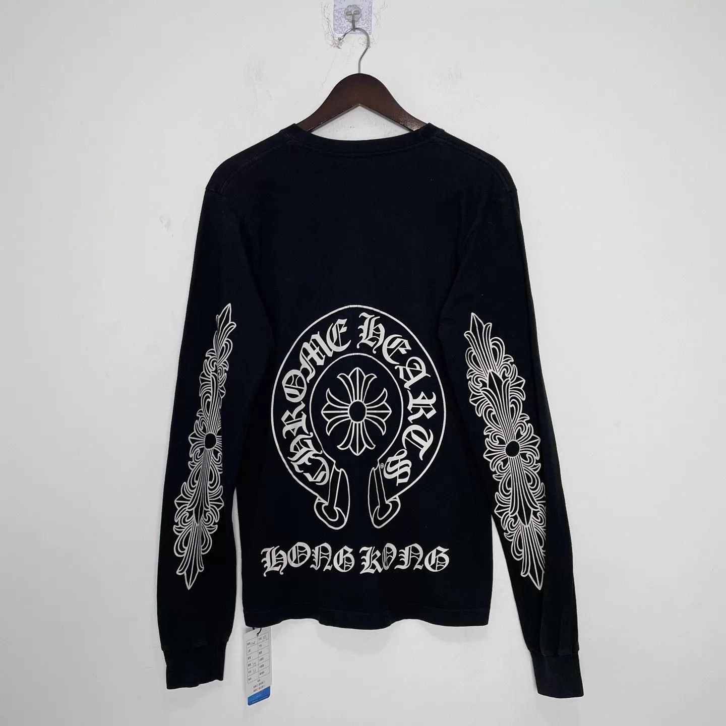 Chrome Hearts Chrome Hearts HK Limited Black Horse Shoe LS M 99N Size US M / EU 48-50 / 2 - 2 Thumbnail