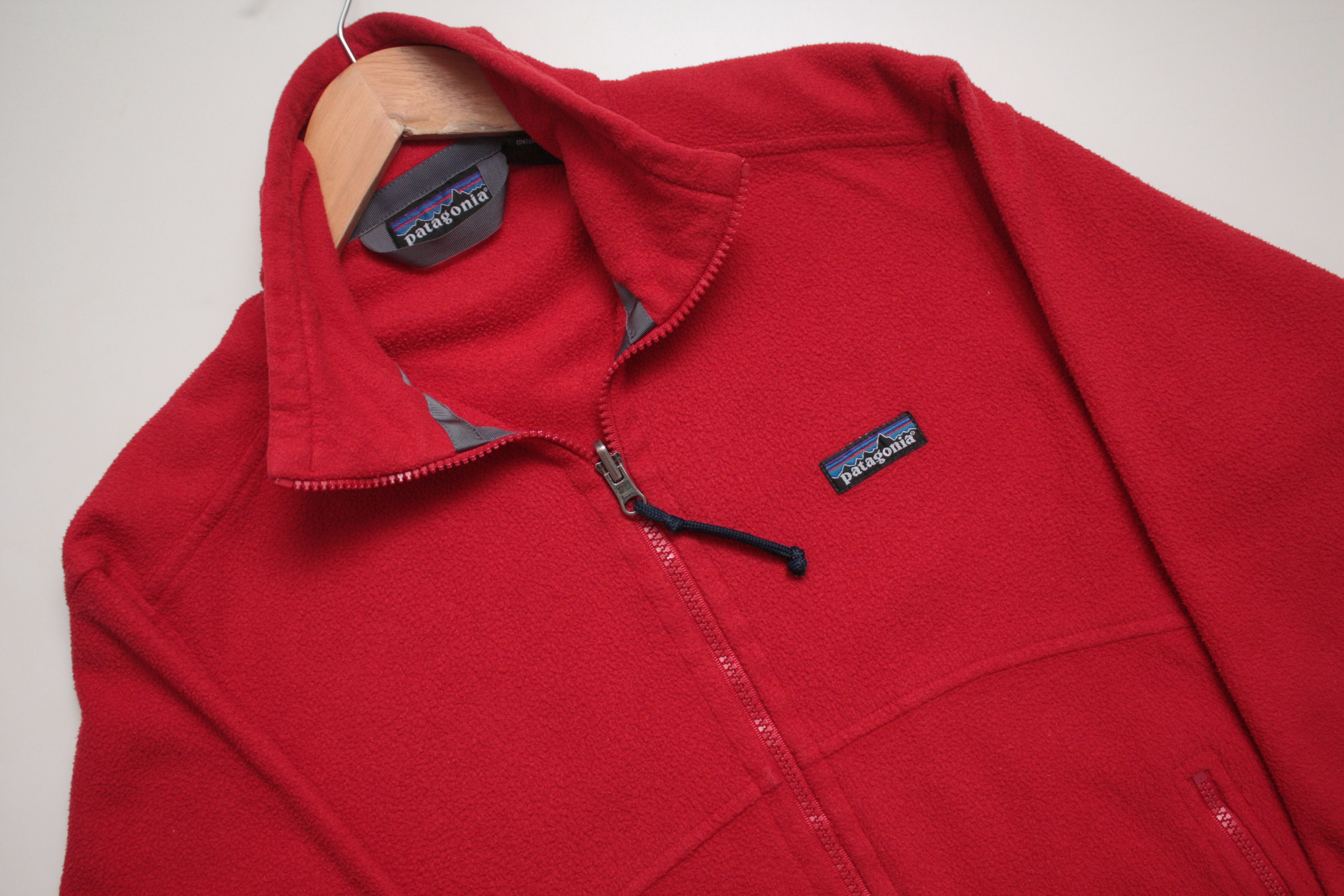 Patagonia Patagonia Red Vintage Zip-Up Fleece Jacket Men's Size US M / EU 48-50 / 2 - 4 Thumbnail