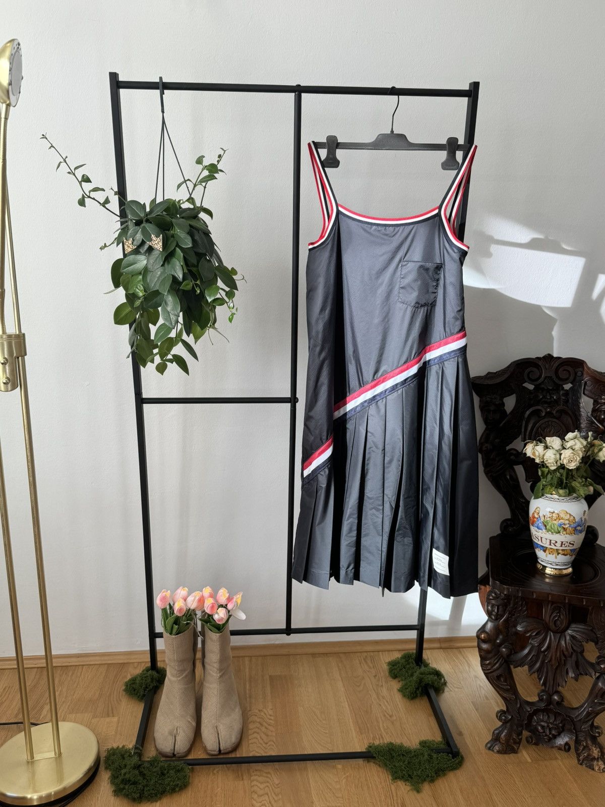 Thom Browne Thom Browne Midi Dress Size S / US 4 / IT 40 - 1 Thumbnail