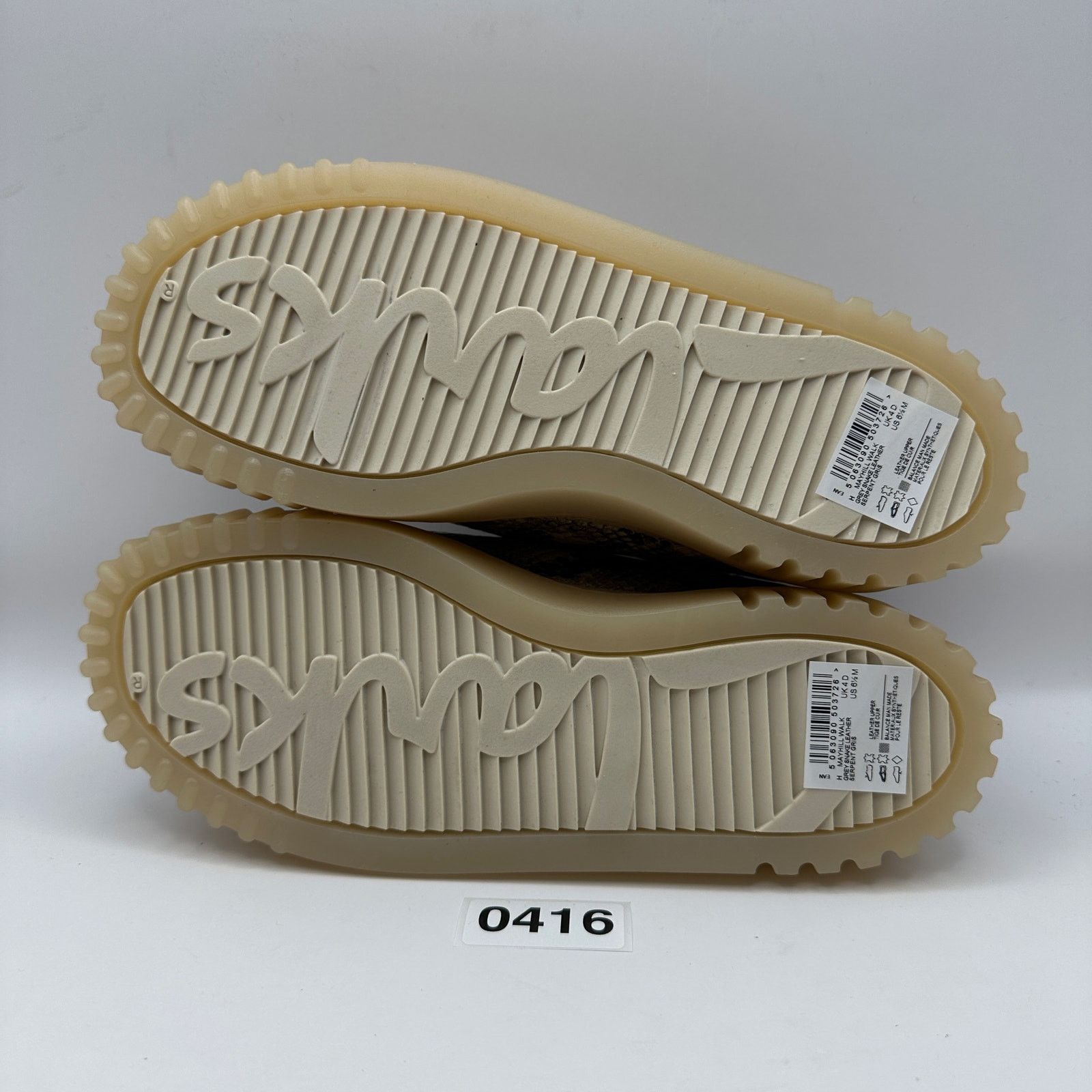 Clarks CLARKS Women's 6.5 MAYHILL WALK Gray/Snake Leather Platform Size US 6.5 / IT 36.5 - 5 Thumbnail