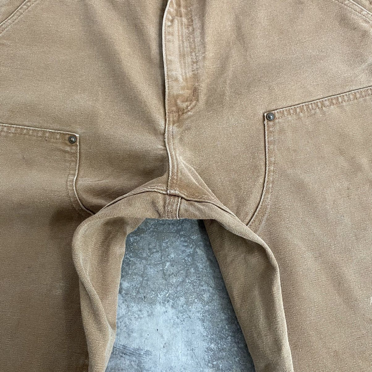 Carhartt Vintage Carhartt Double Knee Tan Carpenter Work Pants Size US 34 / EU 50 - 12 Thumbnail