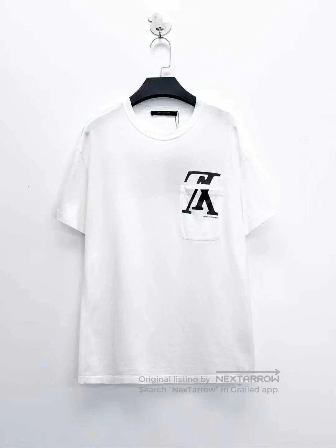 Louis Vuitton louis vuitton white pocket logo short sleeve tee. Size US XS / EU 42 / 0 - 1 Thumbnail
