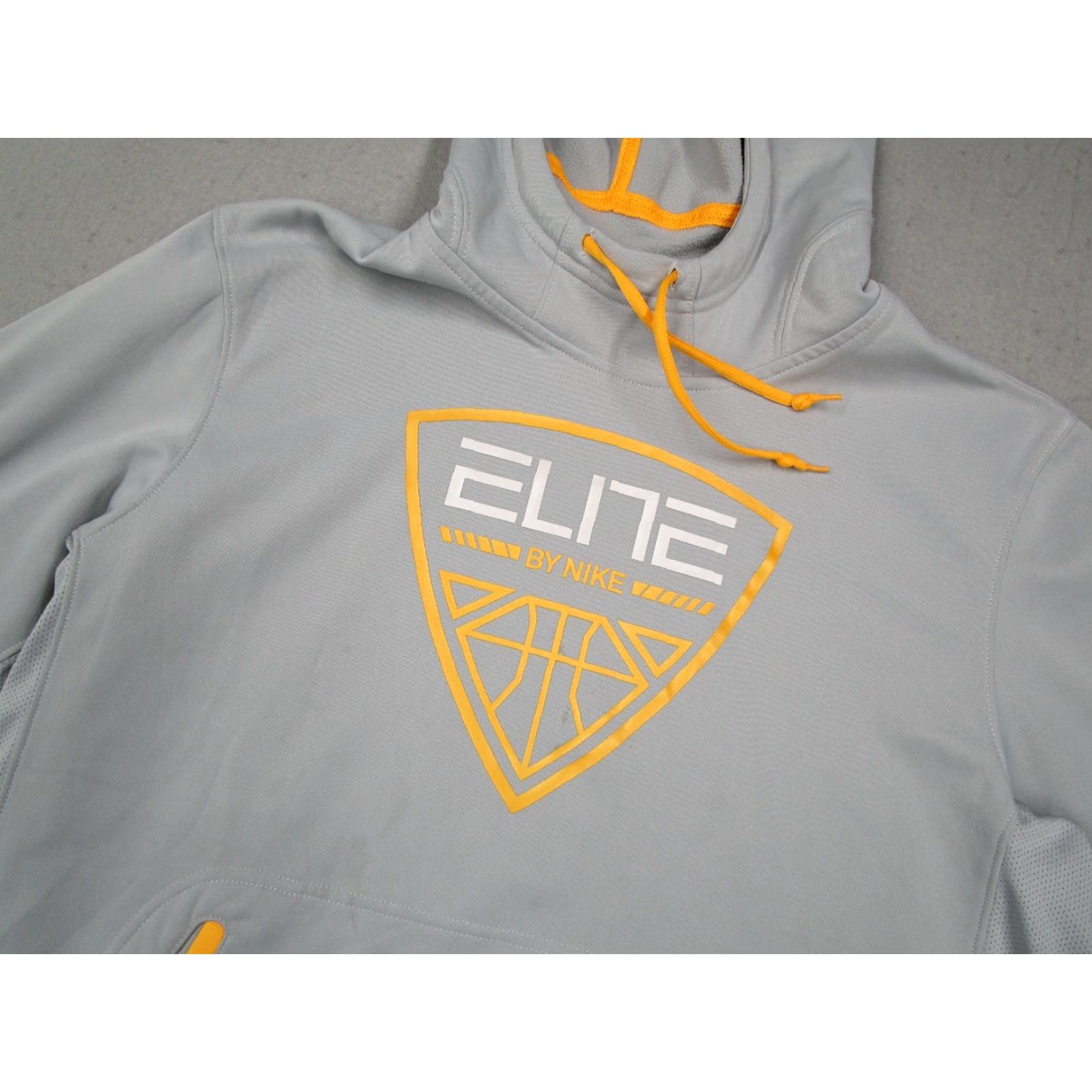 Nike Nike Elite Therma Fit Basketball Hoodie Men Medium Gray Pullover Kangaroo Pocket Size US M / EU 48-50 / 2 - 2 Thumbnail